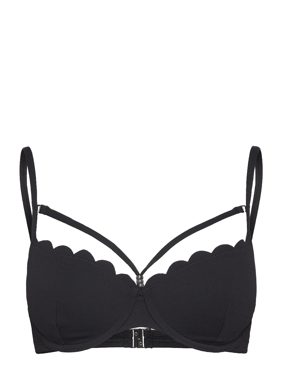 Hunkemöller - SCALLOP PD - vír bikinitoppar - caviar - 1