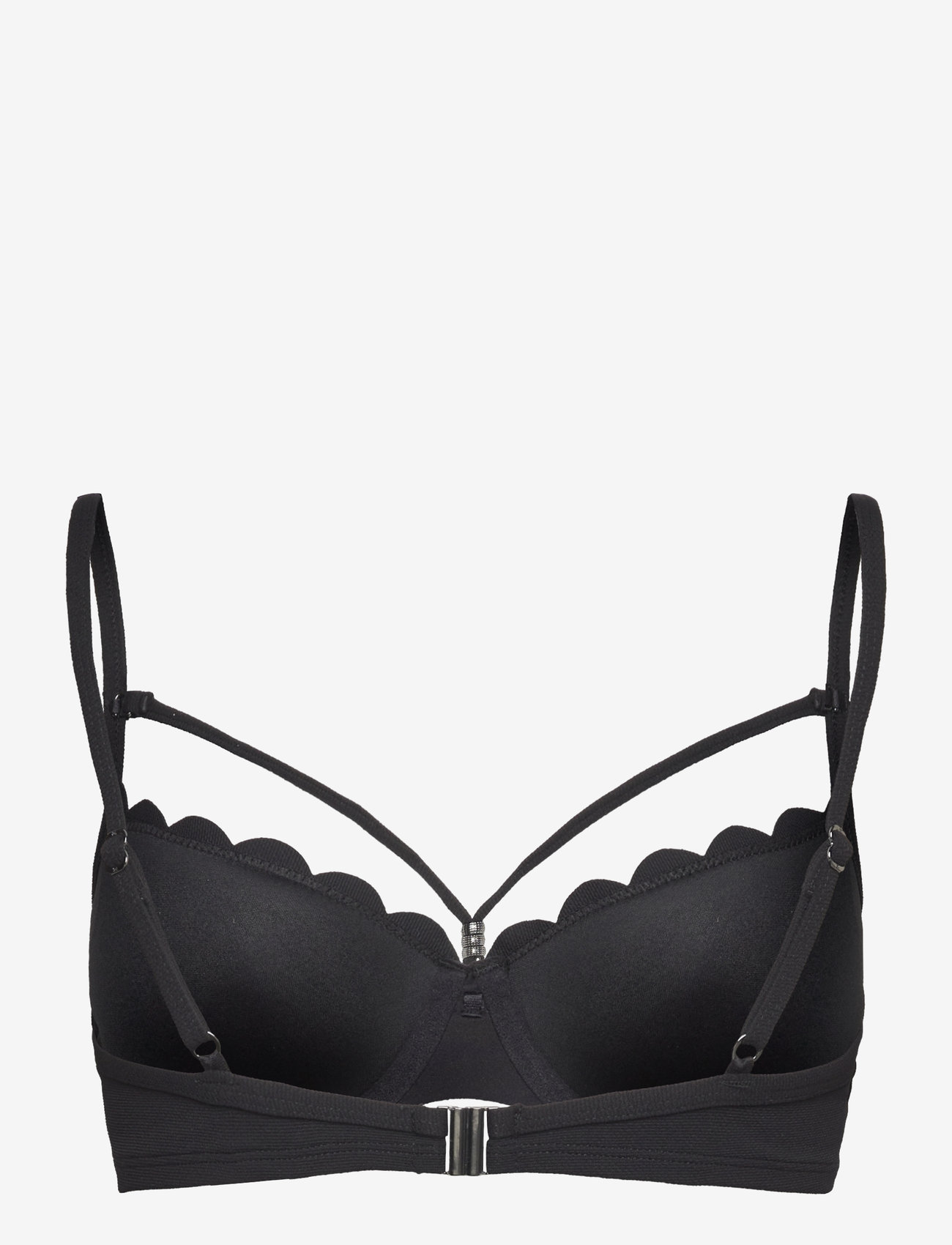 Hunkemöller - SCALLOP PD - bikinitoppe med bøjle - caviar - 2