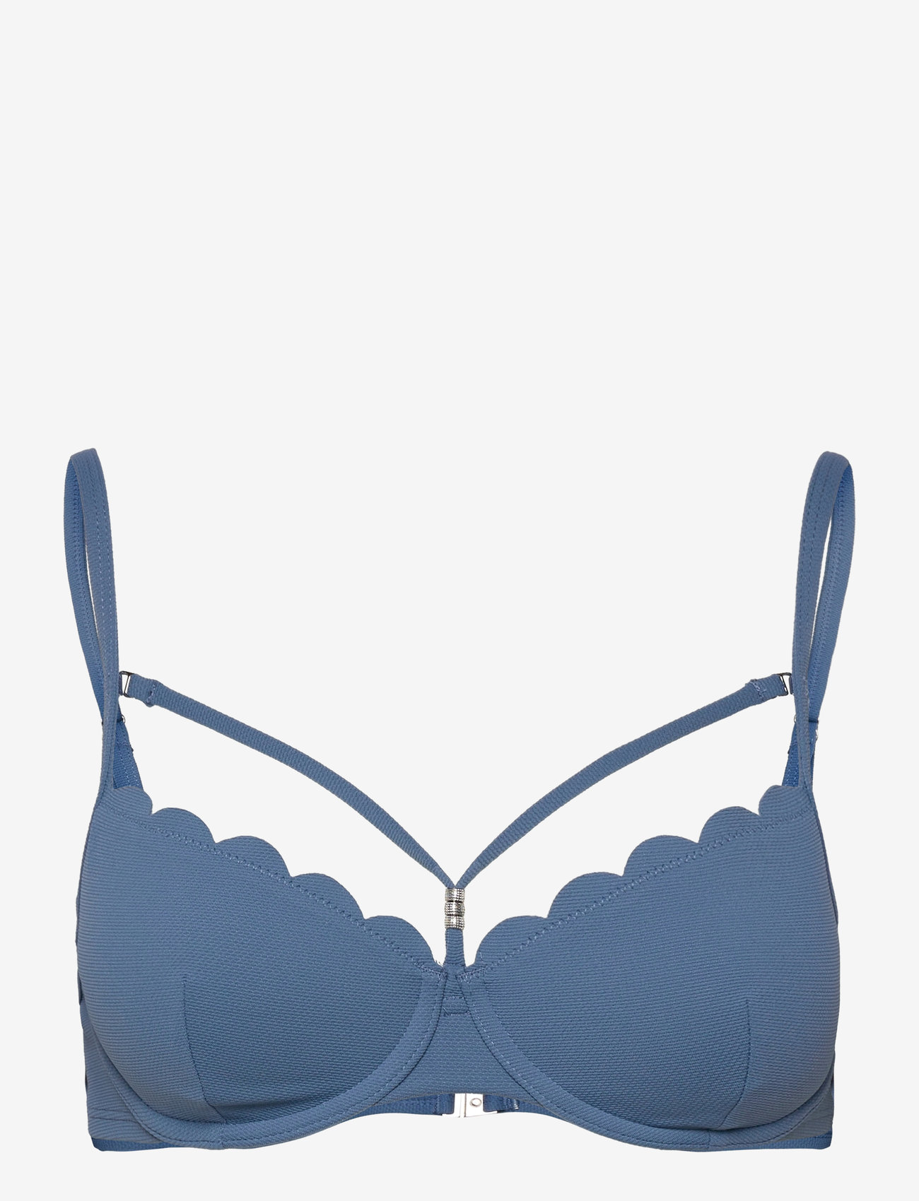 Hunkemöller - SCALLOP PD - push-up-bikini-oberteile - blue horizon - 1