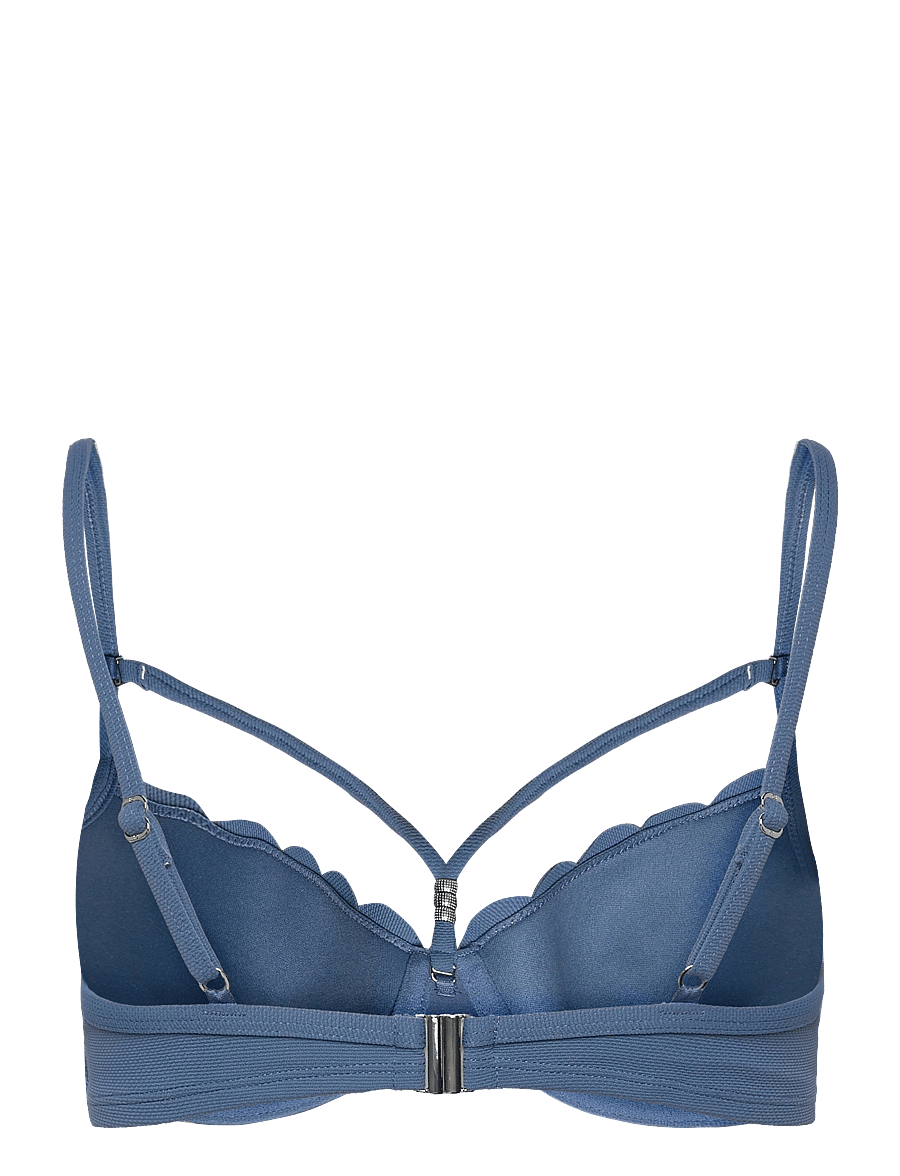 Hunkemöller - Scallop Padded Underwired Bikini Top - push-up bikini - blue horizon - 2
