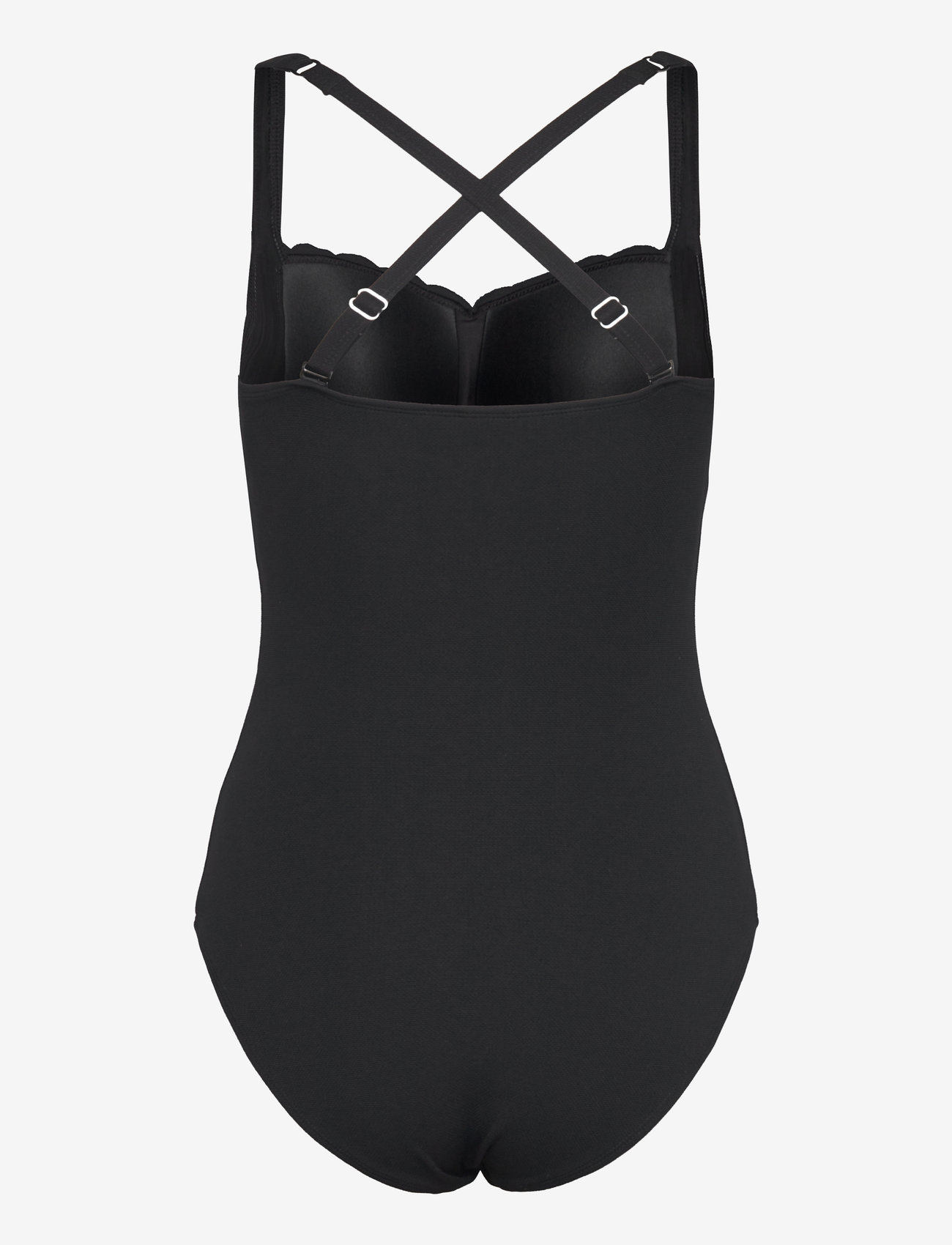 Hunkemöller - SCALLOP SHAPING BS O - badeanzüge - caviar - 3