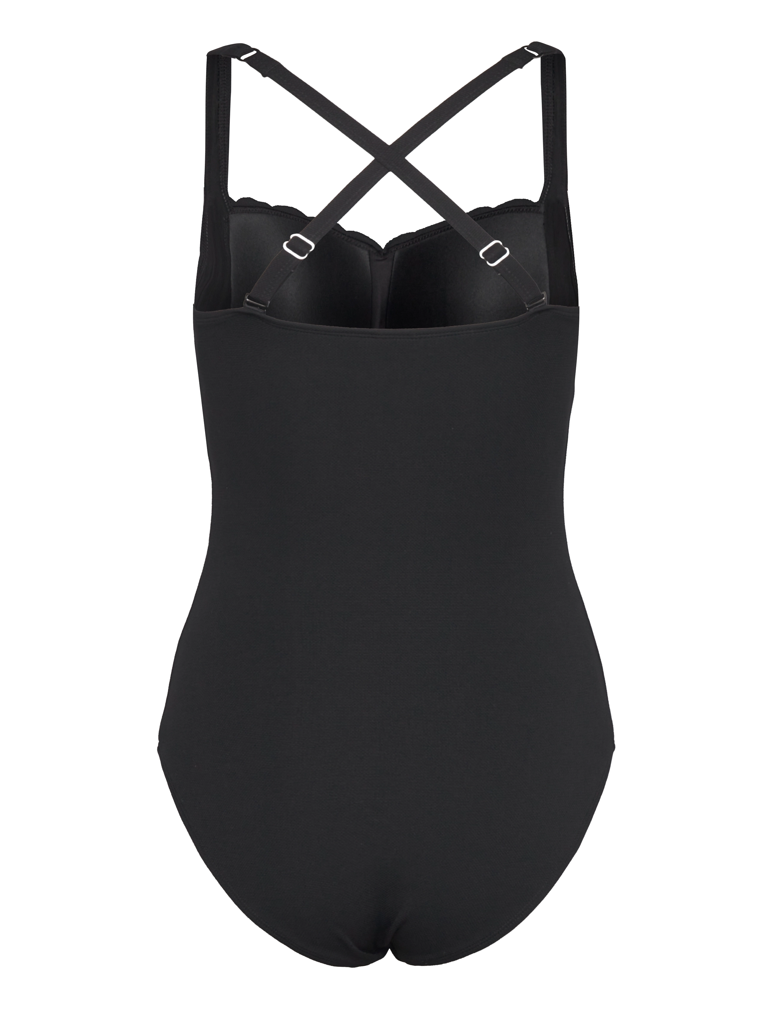 Hunkemöller - SCALLOP SHAPING BS O - swimsuits - caviar - 3