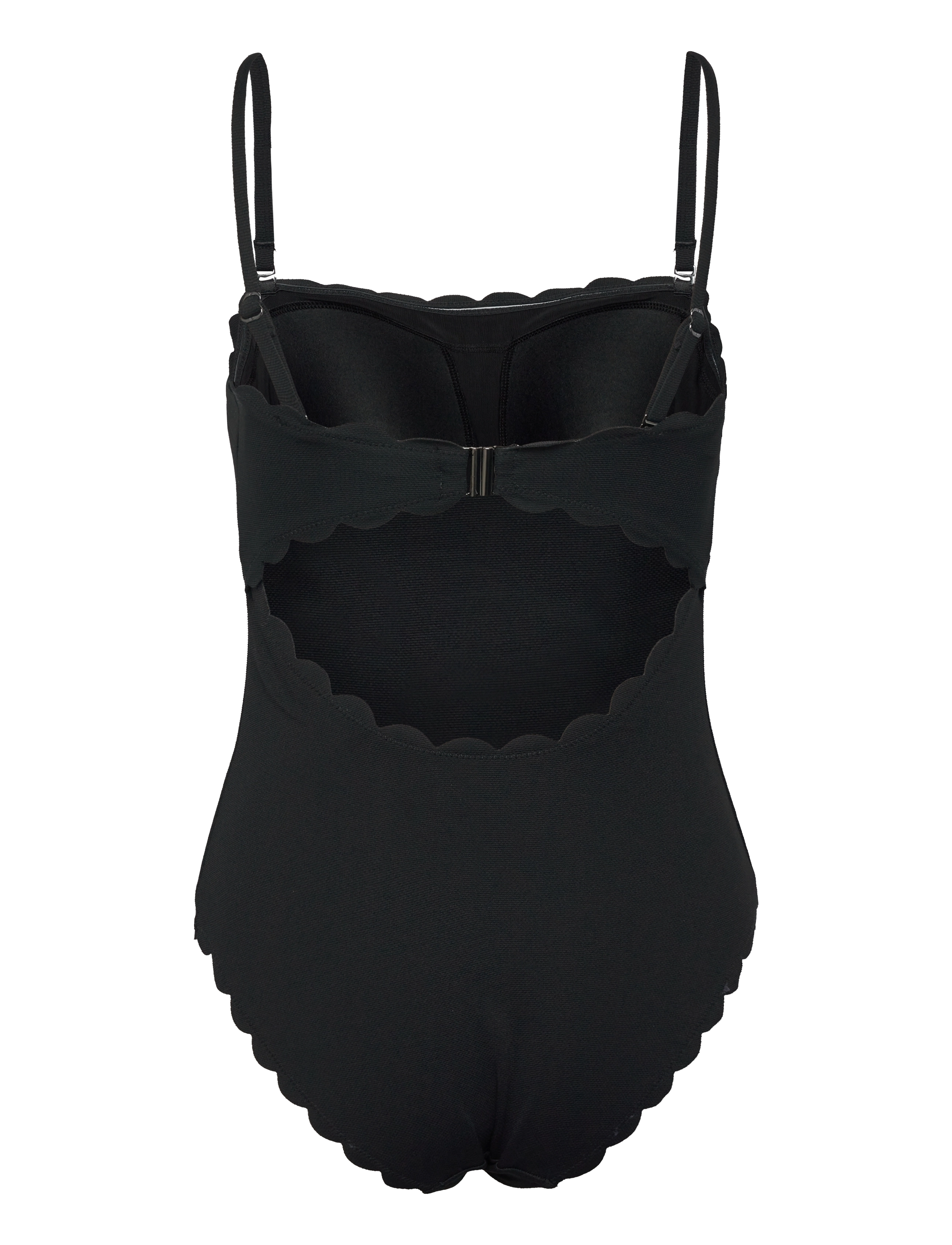 Hunkemöller - SCALLOP BANDEAU BS - kostiumy kąpielowe - caviar - 2
