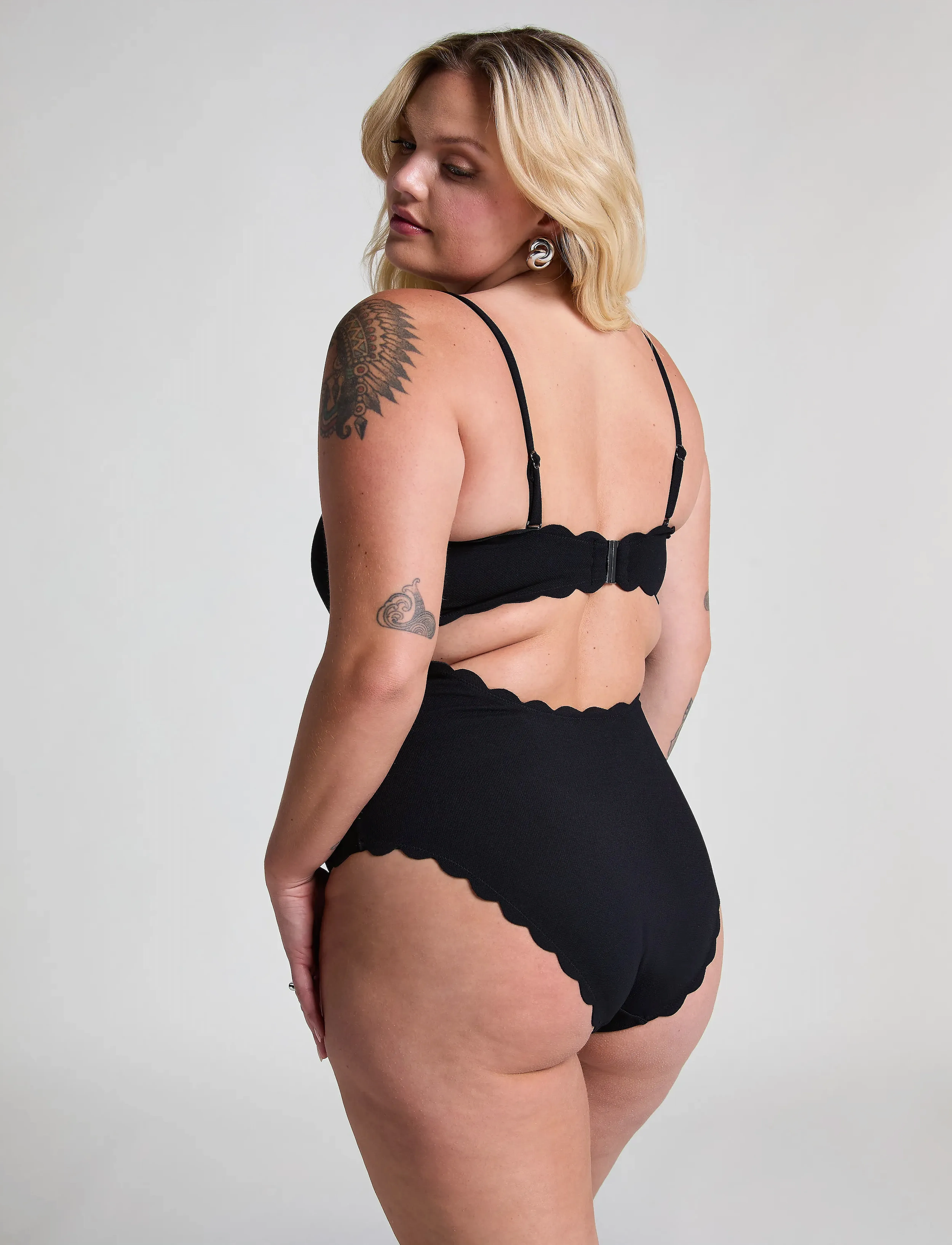 Hunkemöller Scallop Bandeau Bs baddräkter dam – bild 5
