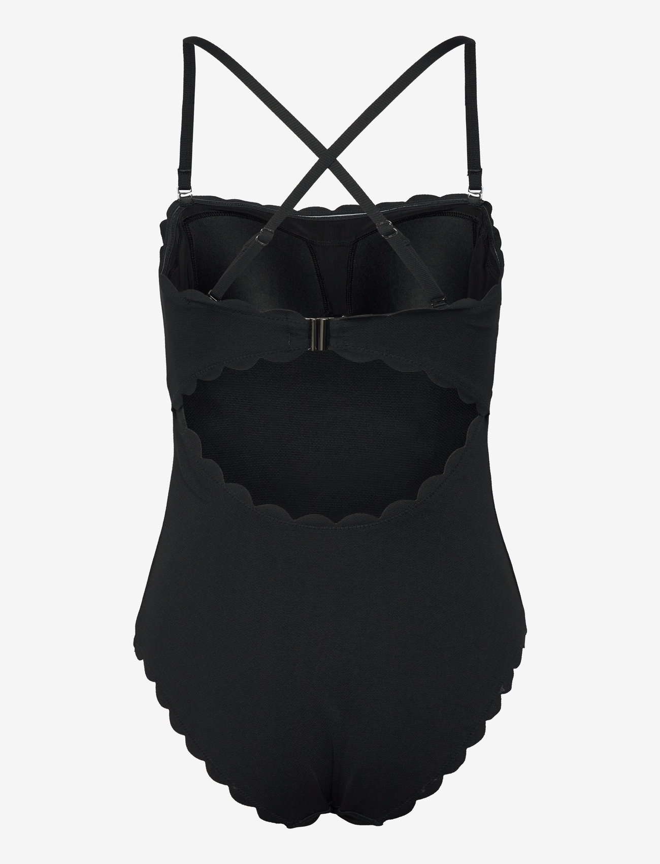 Hunkemöller - SCALLOP BANDEAU BS - trikood - caviar - 4