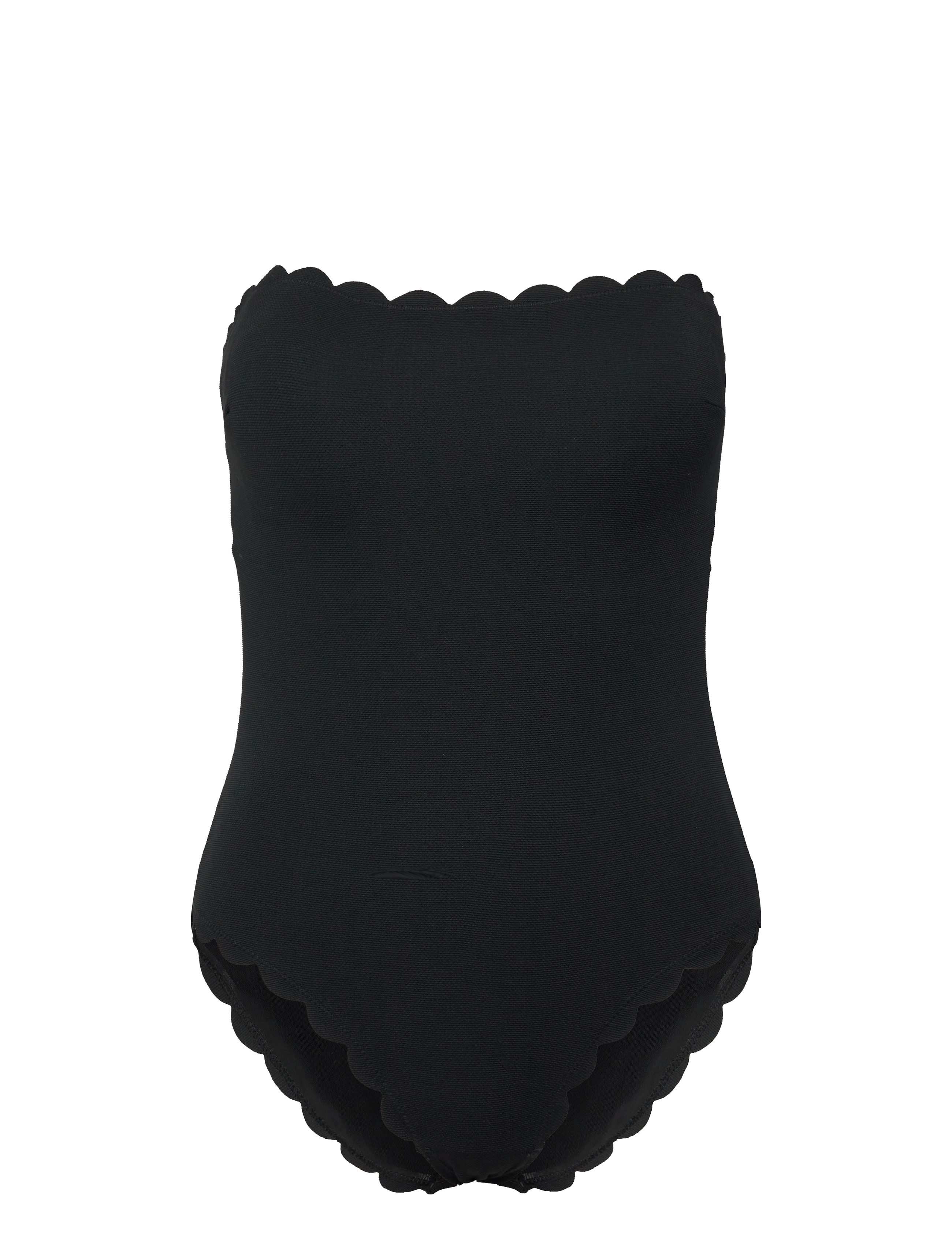 Hunkemöller - SCALLOP BANDEAU BS - kostiumy kąpielowe - caviar - 5