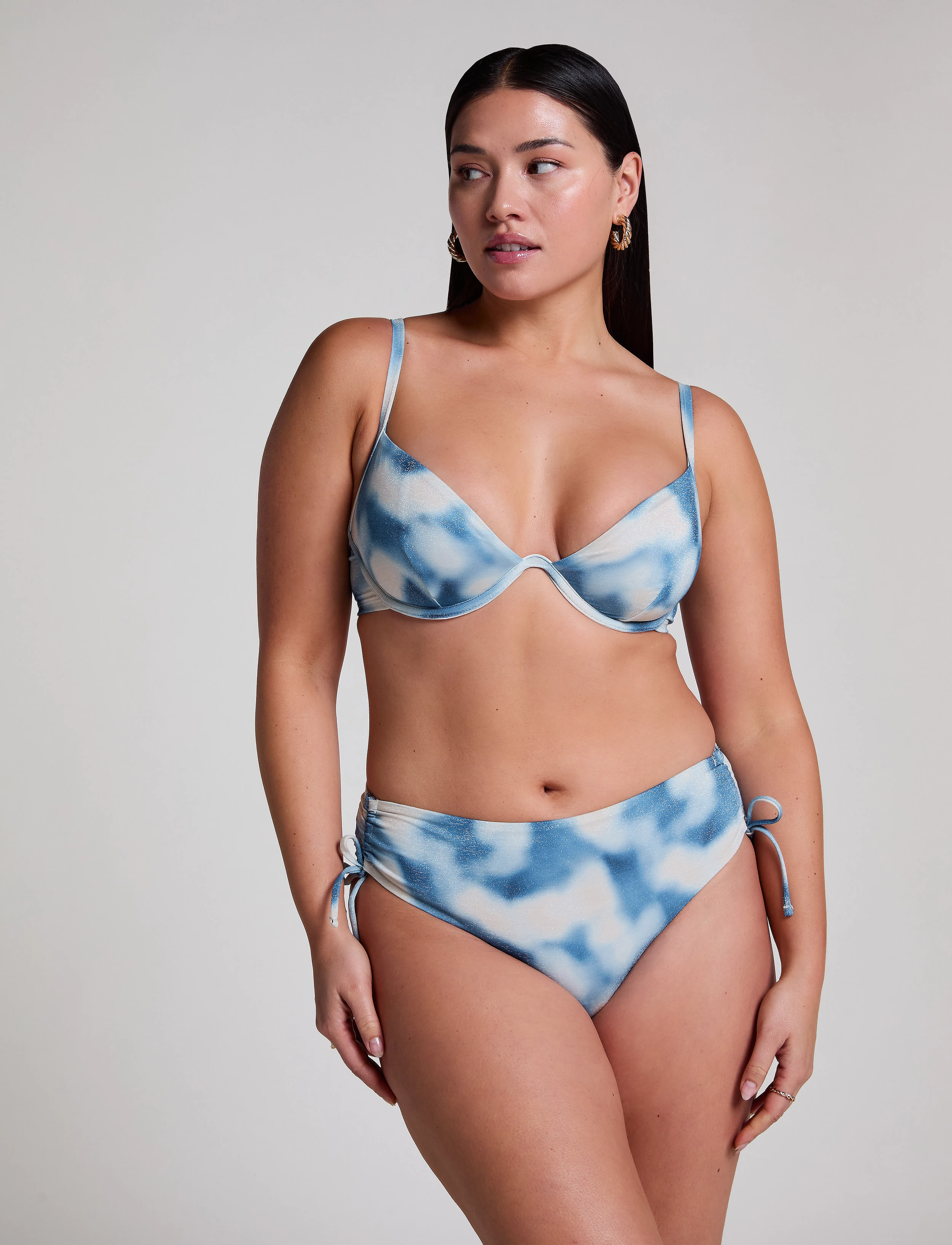 Hunkemöller - LAGOA CW UP - bedrade bikinitops - blue shadow - 4