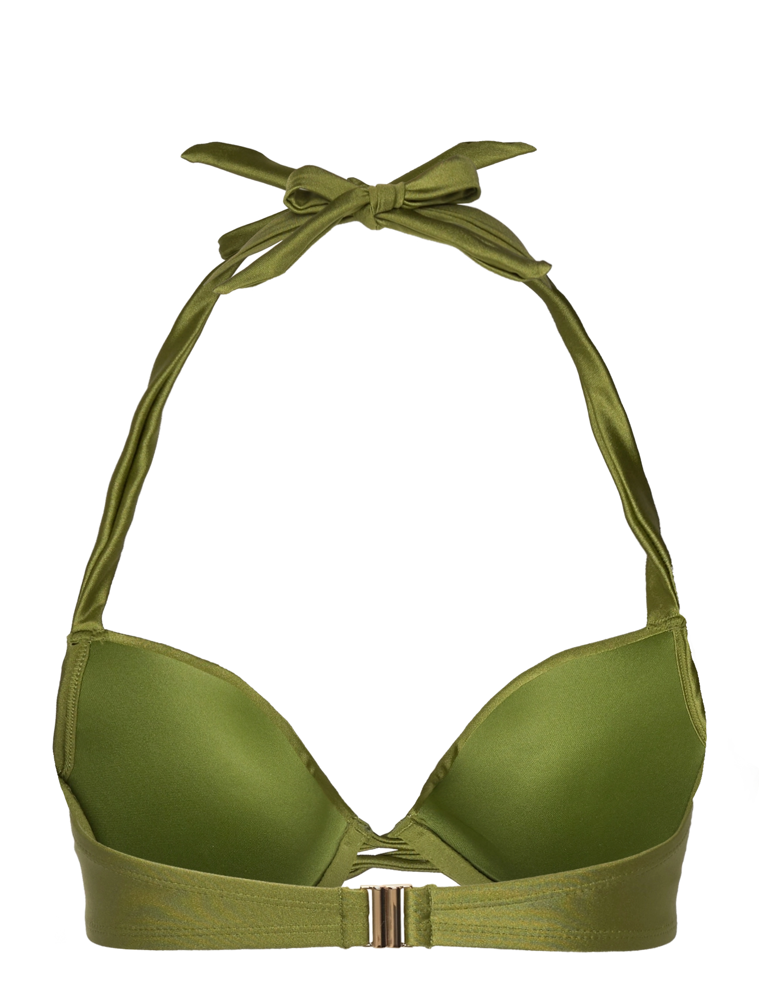 Hunkemöller - HOLBOX PLUNGE - bikinitoppe med bøjle - calla green - 2