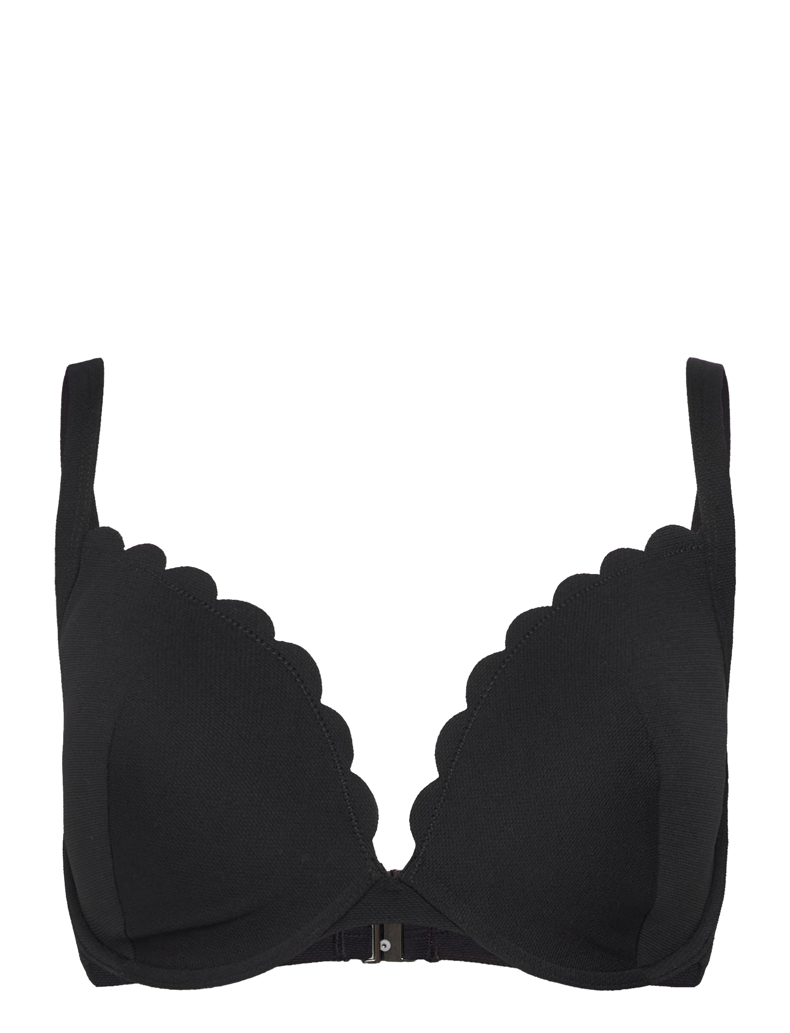 Hunkemöller SCALLOP PP - Hunkemöller - CAVIAR / black