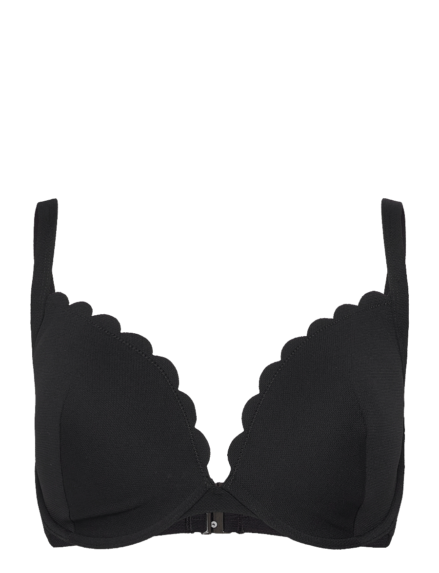 Hunkemöller - SCALLOP PP - bikini-oberteile mit bügel - caviar - 1