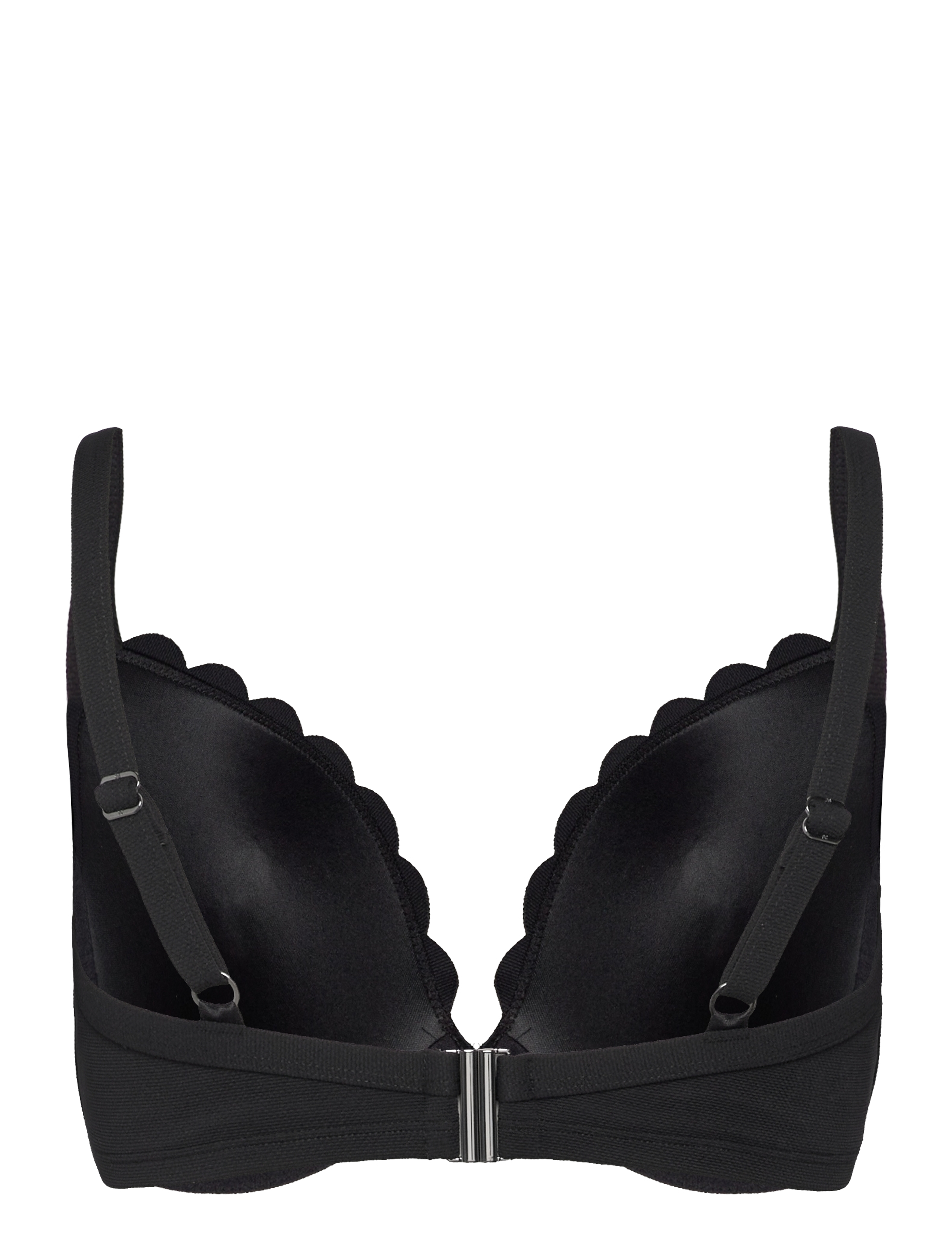Hunkemöller - SCALLOP PP - bikinitoppar med bygel - caviar - 2