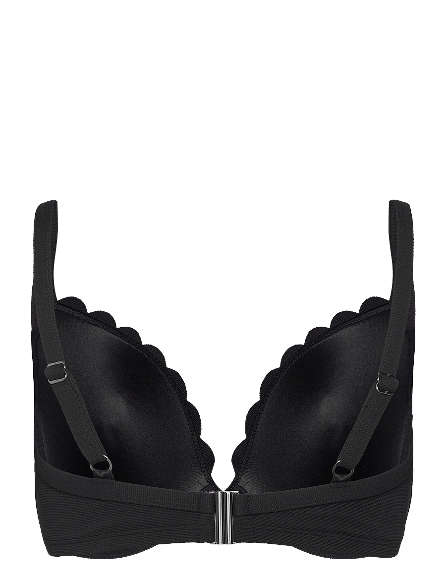 Hunkemöller - SCALLOP PP - bikini-oberteile mit bügel - caviar - 2