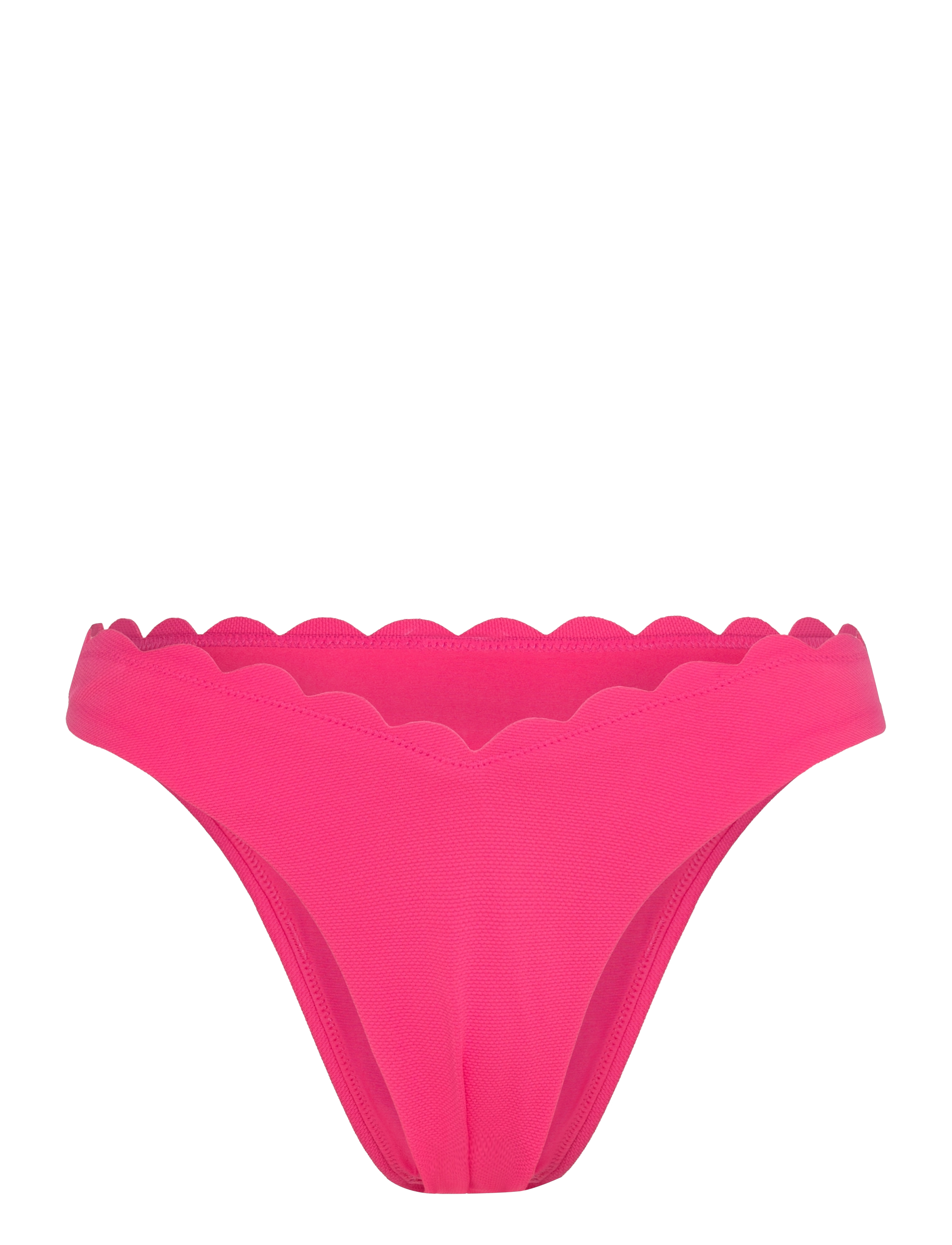 Hunkemöller SCALLOP HIGH LEG R - Bademode - PINK / pink/rose
