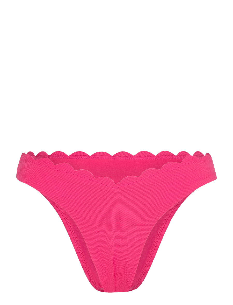 Hunkemöller - SCALLOP HIGH LEG R - brazilian bikinis - pink - 1