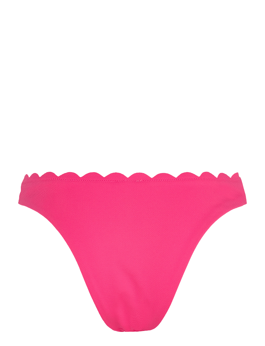 Hunkemöller - SCALLOP HIGH LEG R - brazilian bikinis - pink - 2
