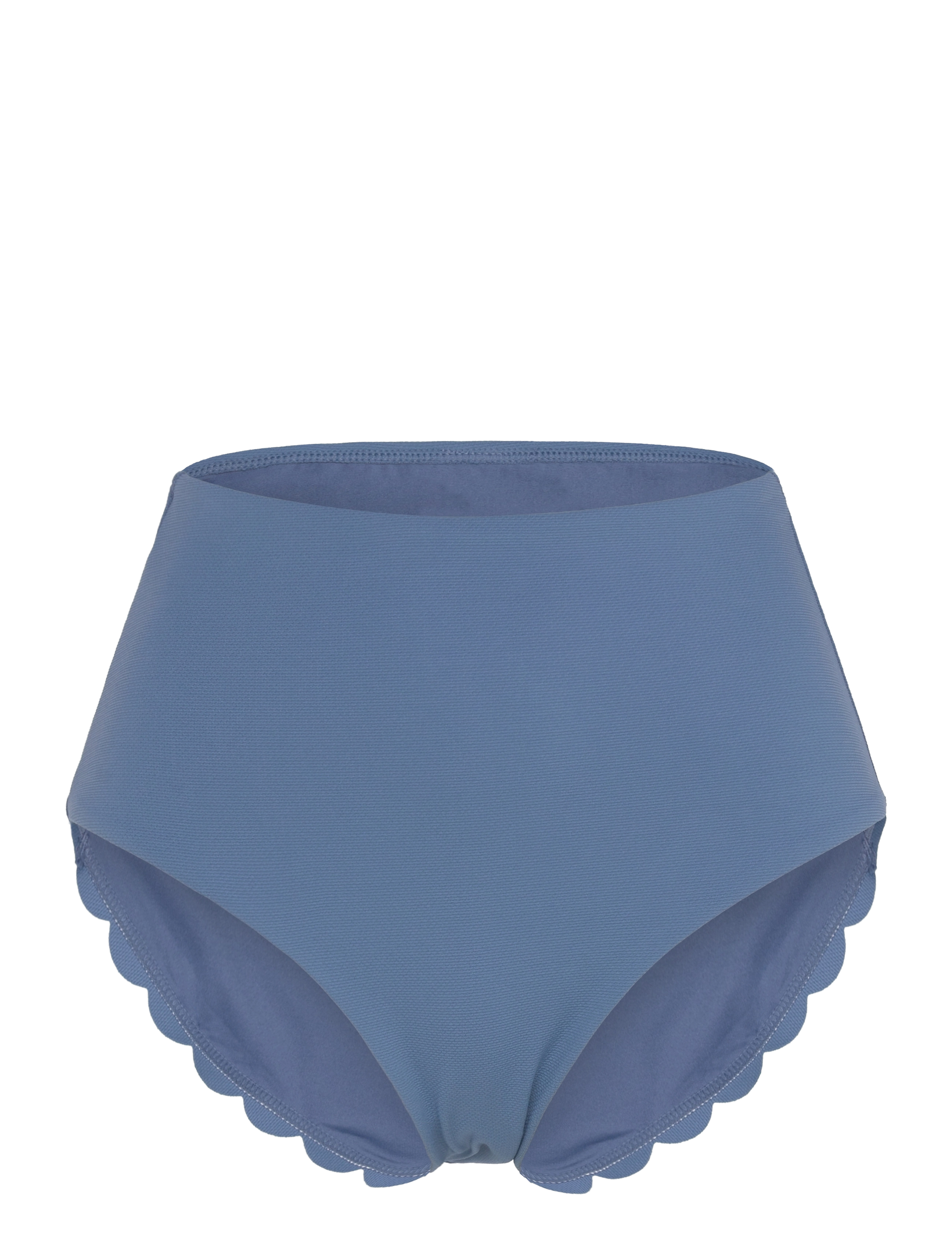HUNKEMÖLLER Scallop High Waist Rio Bikini Bottom Blau - XS - Damen