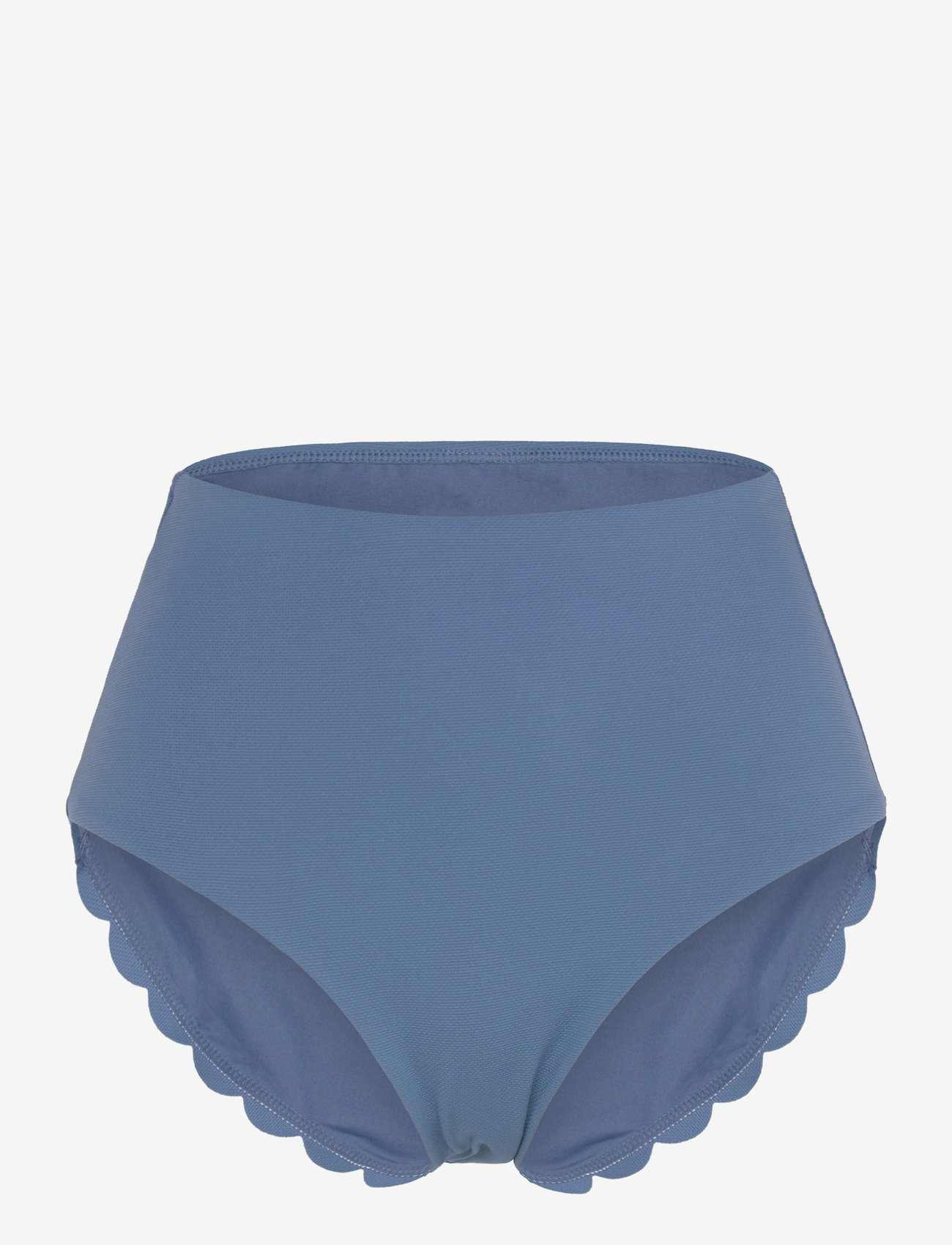Hunkemöller - Scallop High Waist Rio Bikini Bottom - bikinihosen mit hoher taille - blue horizon - 1