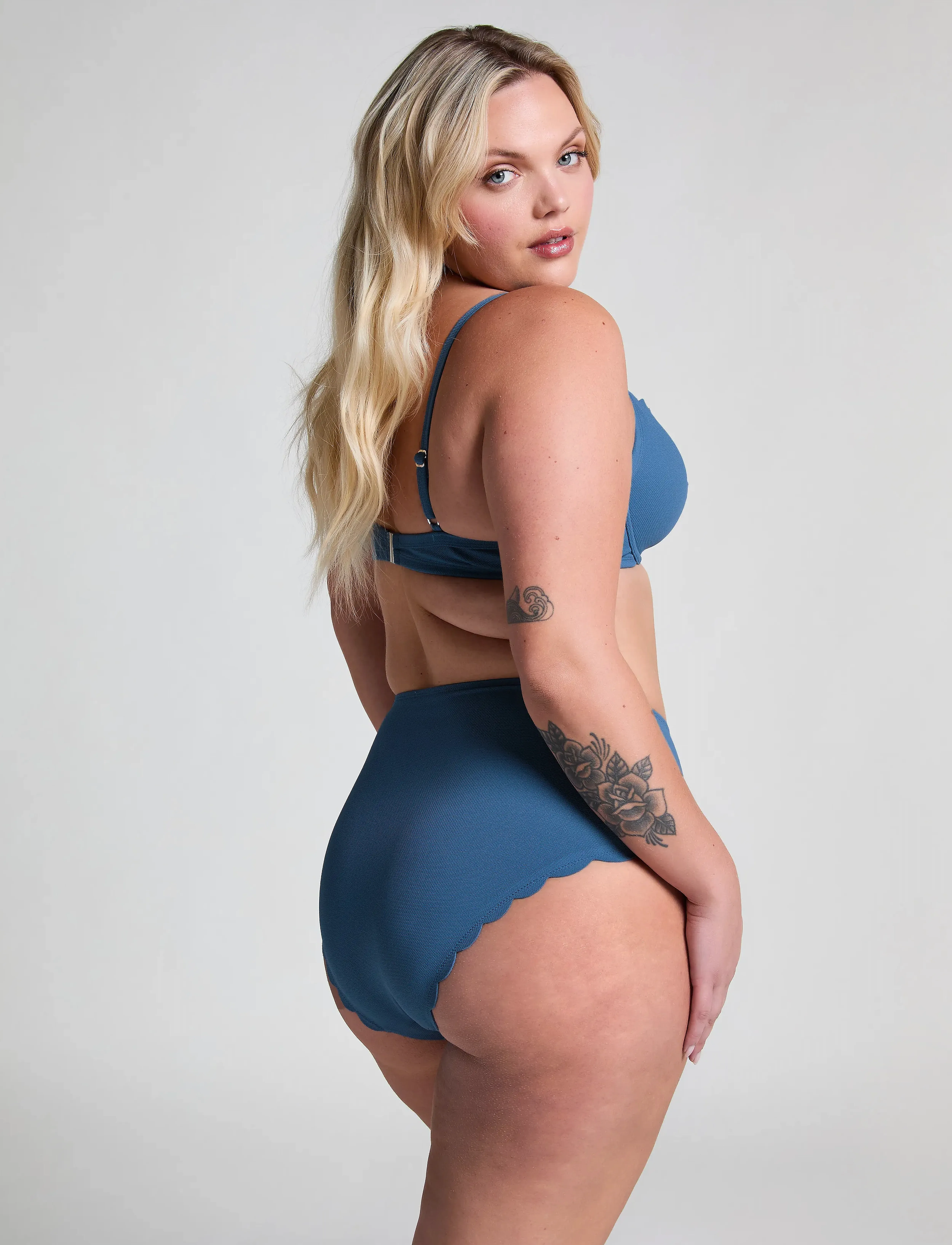 Hunkemöller Scallop High Waist Rio Bikini Bottom dam – bild 5