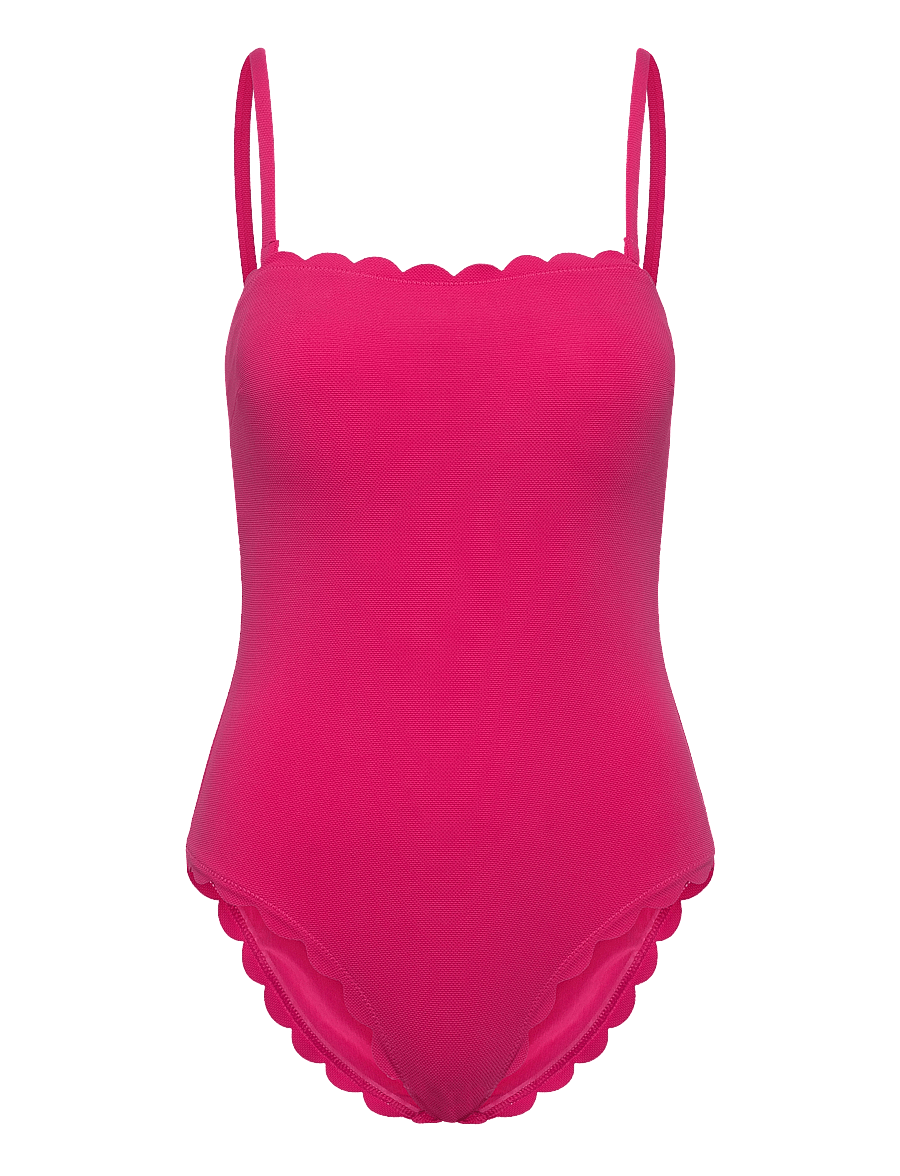 Hunkemöller - SCALLOP BANDEAU BS - ujumistrikood - pink - 1