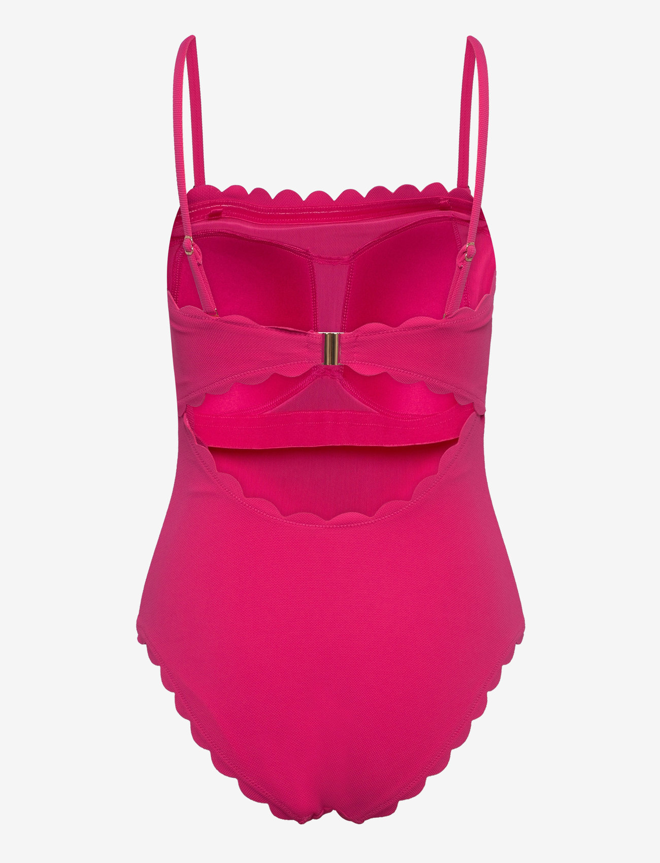 Hunkemöller - SCALLOP BANDEAU BS - baddräkter - pink - 2