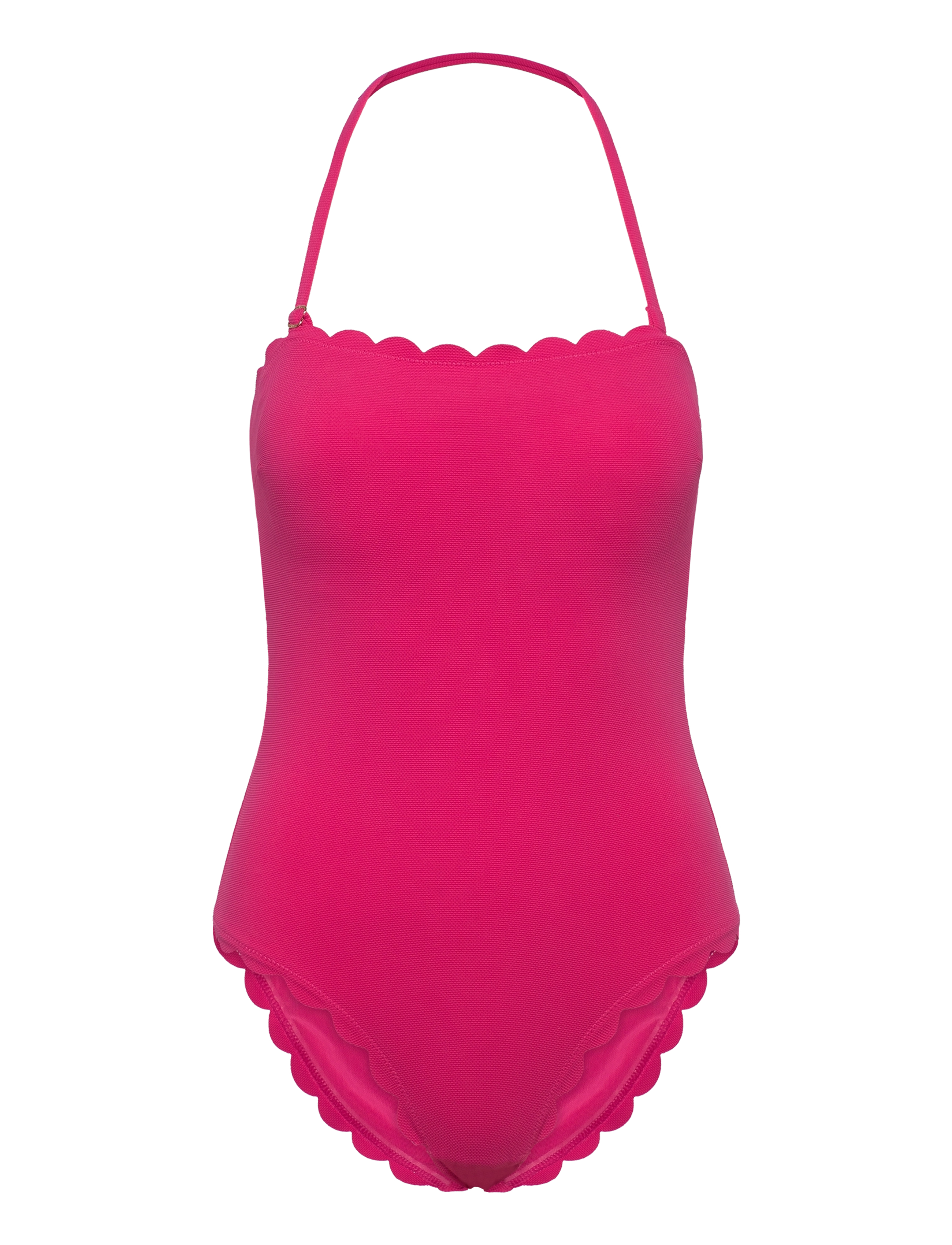 Hunkemöller - SCALLOP BANDEAU BS - badeanzüge - pink - 5
