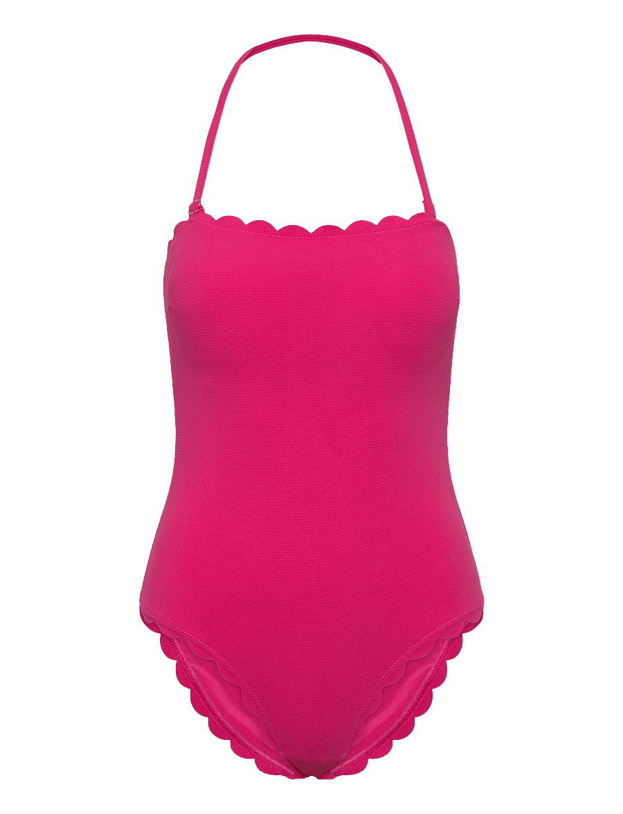Hunkemöller - SCALLOP BANDEAU BS - ujumistrikood - pink - 5