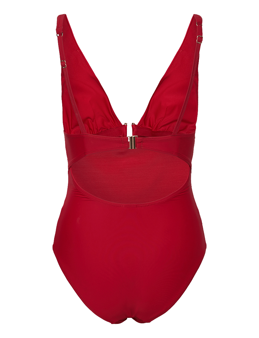 Hunkemöller - LUNA SHAPING BS U WIRE - badeanzüge - chili pepper - 2