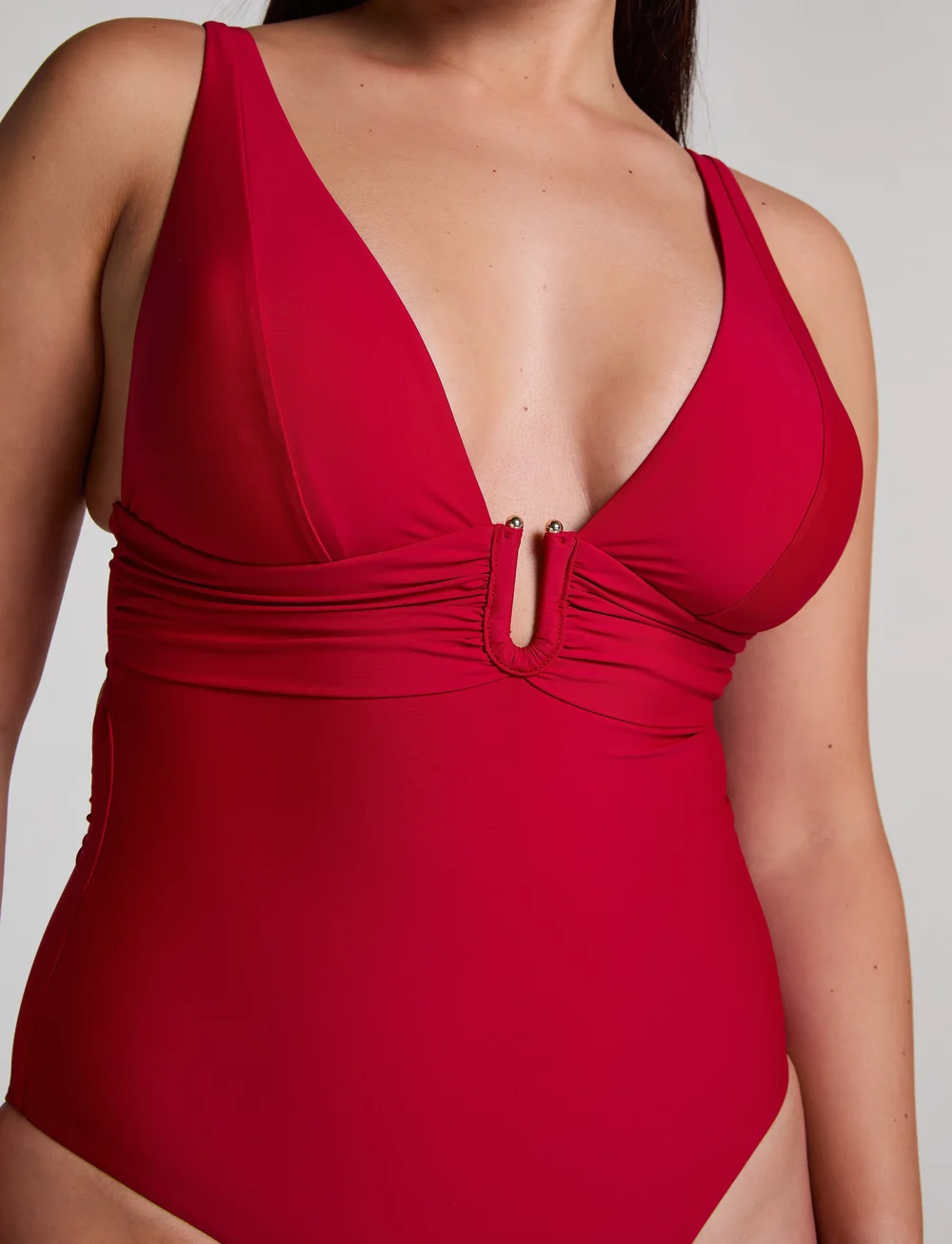 Hunkemöller - LUNA SHAPING BS U WIRE - badeanzüge - chili pepper - 3