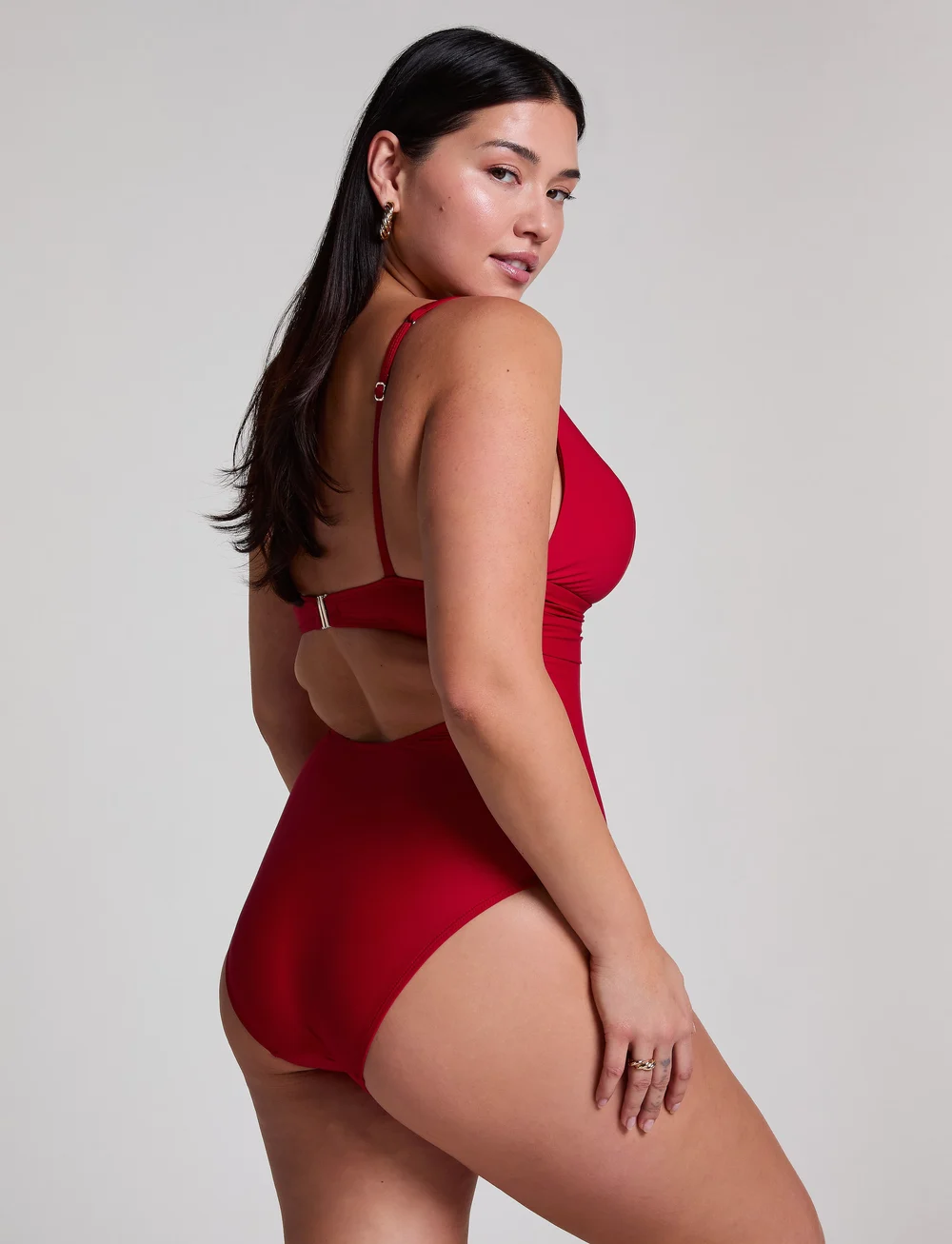 Hunkemöller - LUNA SHAPING BS U WIRE - badeanzüge - chili pepper - 4