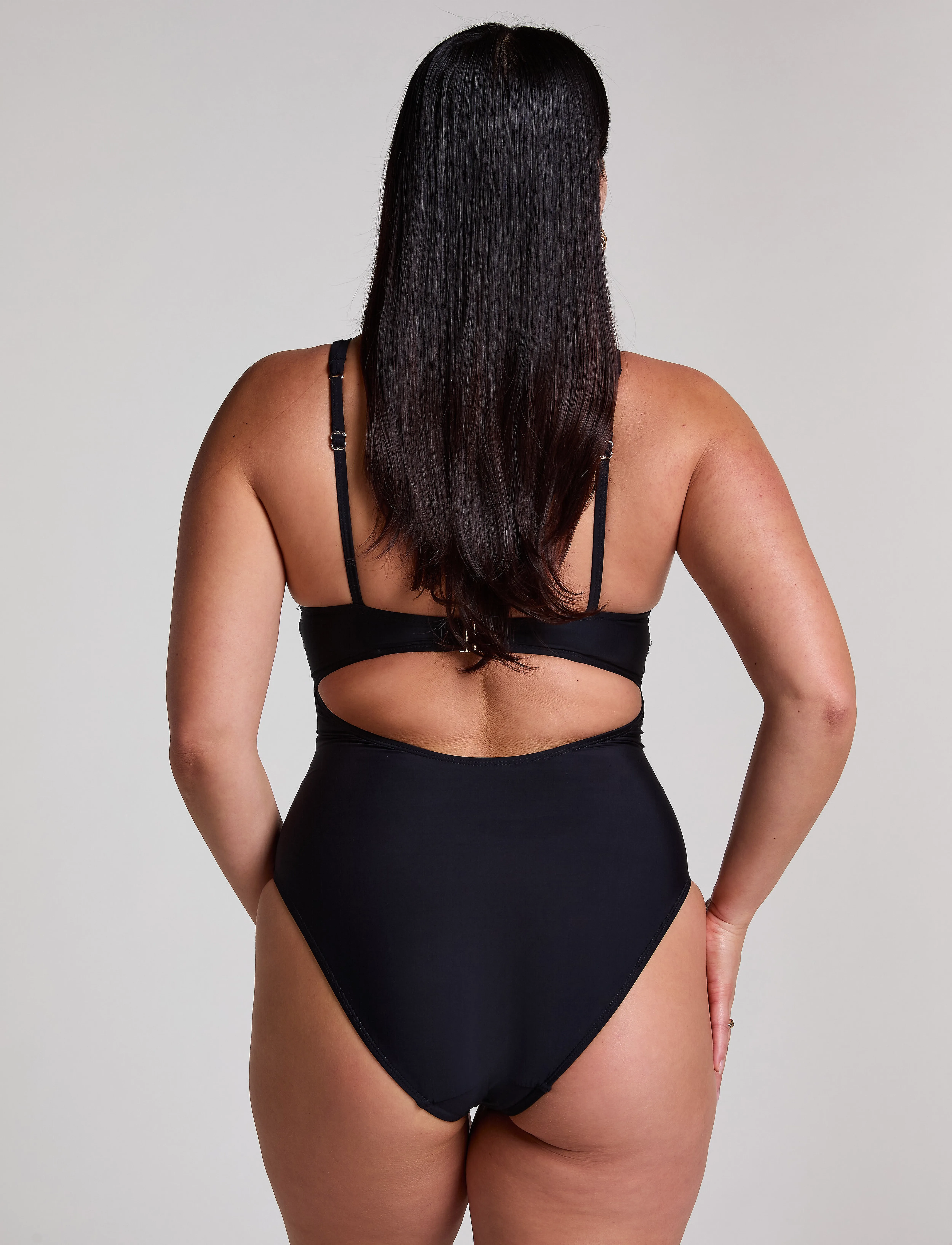 Hunkemöller - LUNA SHAPING BS U WIRE - badedragter - caviar - 4
