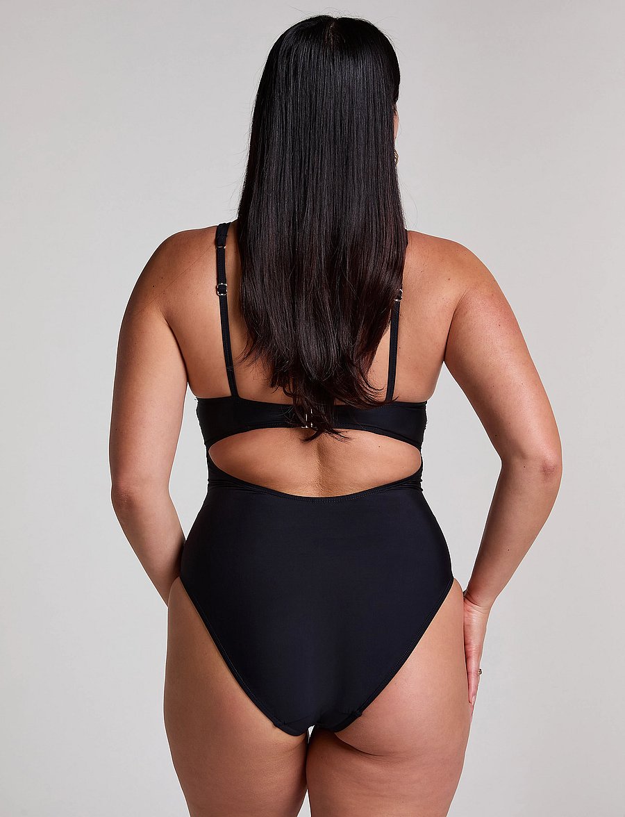 Hunkemöller - LUNA SHAPING BS U WIRE - badedragter - caviar - 4