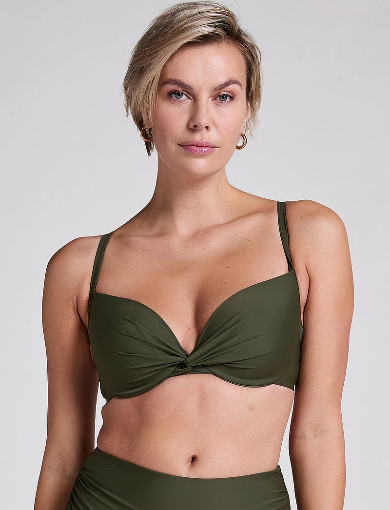 Hunkemöller - Luna padded bikini top - bikinitoppar med bygel - deep depths - 0