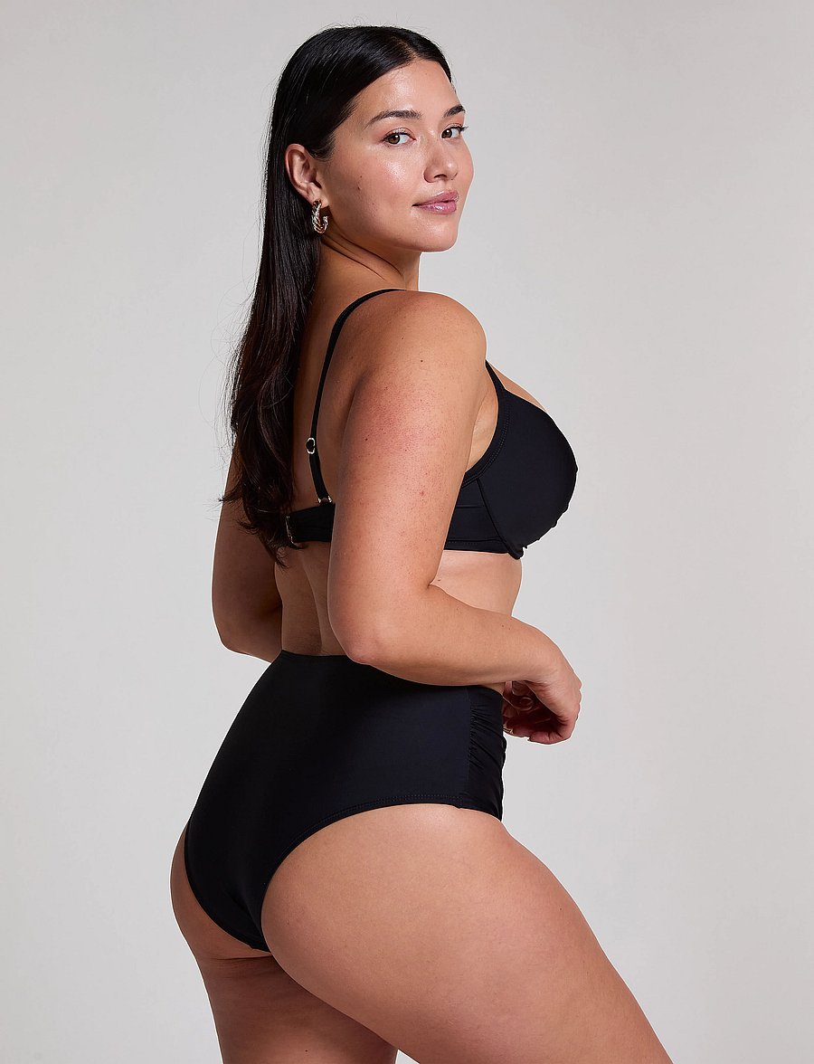 Hunkemöller - LUNA SHAPING CHEEKY HW - bikinihosen mit hoher taille - caviar - 4