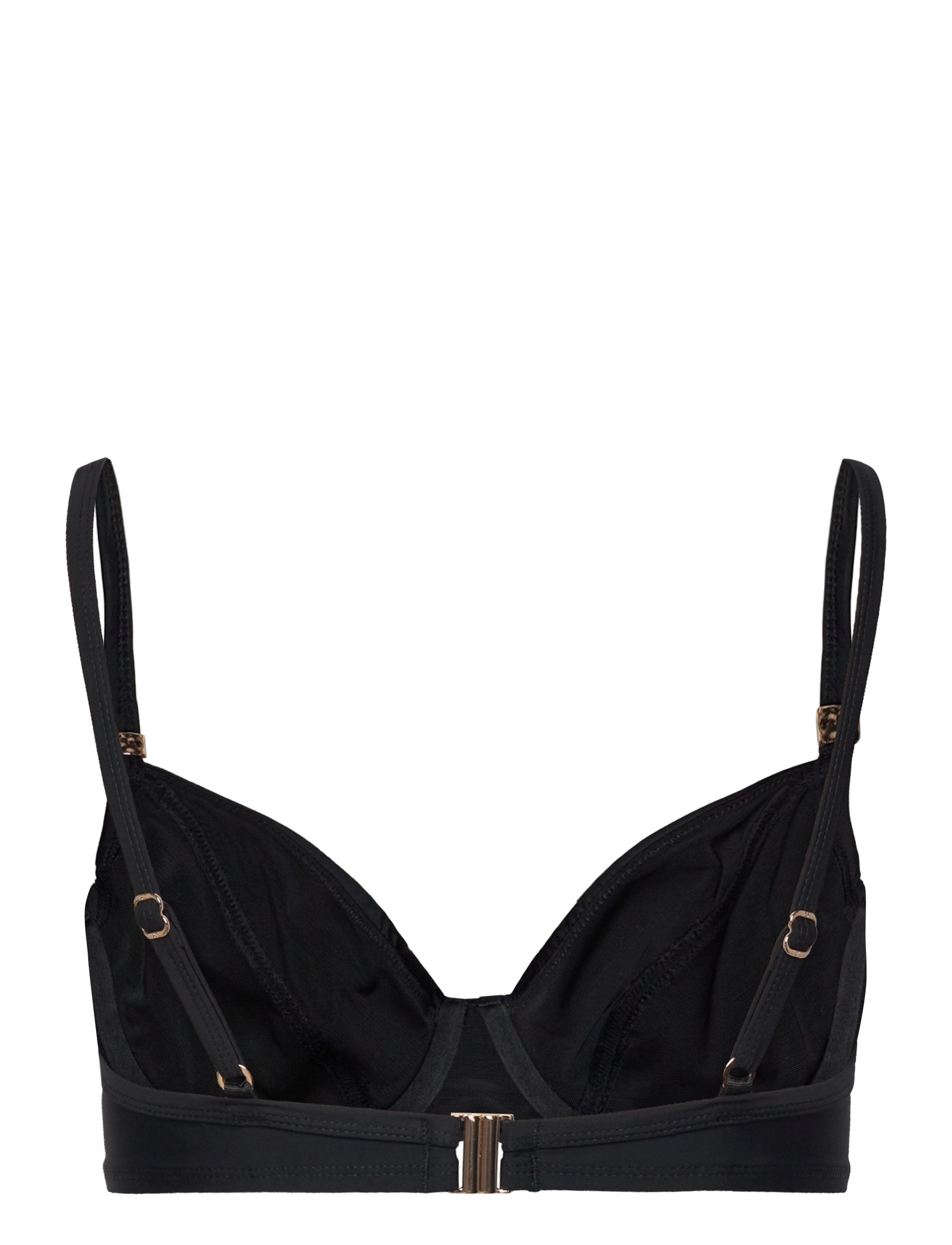 Hunkemöller - LUNA DEMI UF - vielutėmis sutvirtintos bikinio liemenėlės - caviar - 2