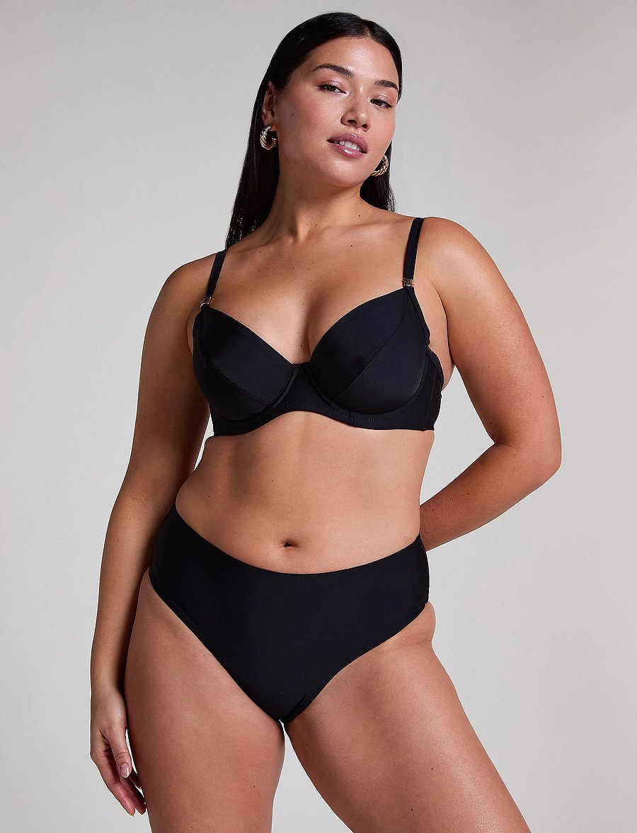 Hunkemöller - LUNA DEMI UF - vielutėmis sutvirtintos bikinio liemenėlės - caviar - 4