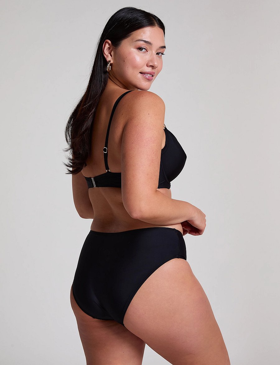 Hunkemöller - LUNA DEMI UF - vielutėmis sutvirtintos bikinio liemenėlės - caviar - 5
