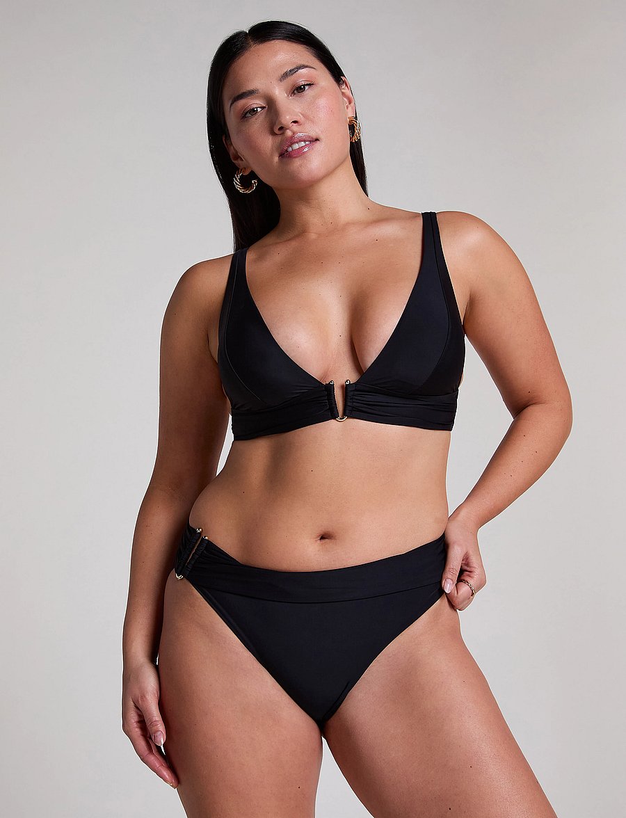 Hunkemöller - LUNA HA TRIANGLE - trekantsbikinier - caviar - 3