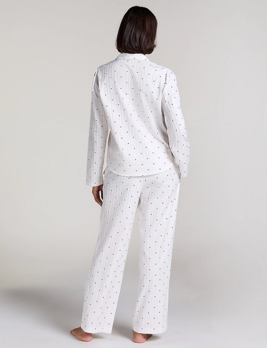 Hunkemöller - JACKET LS CO JACQUARD HEARTS - topid - gardenia - 5