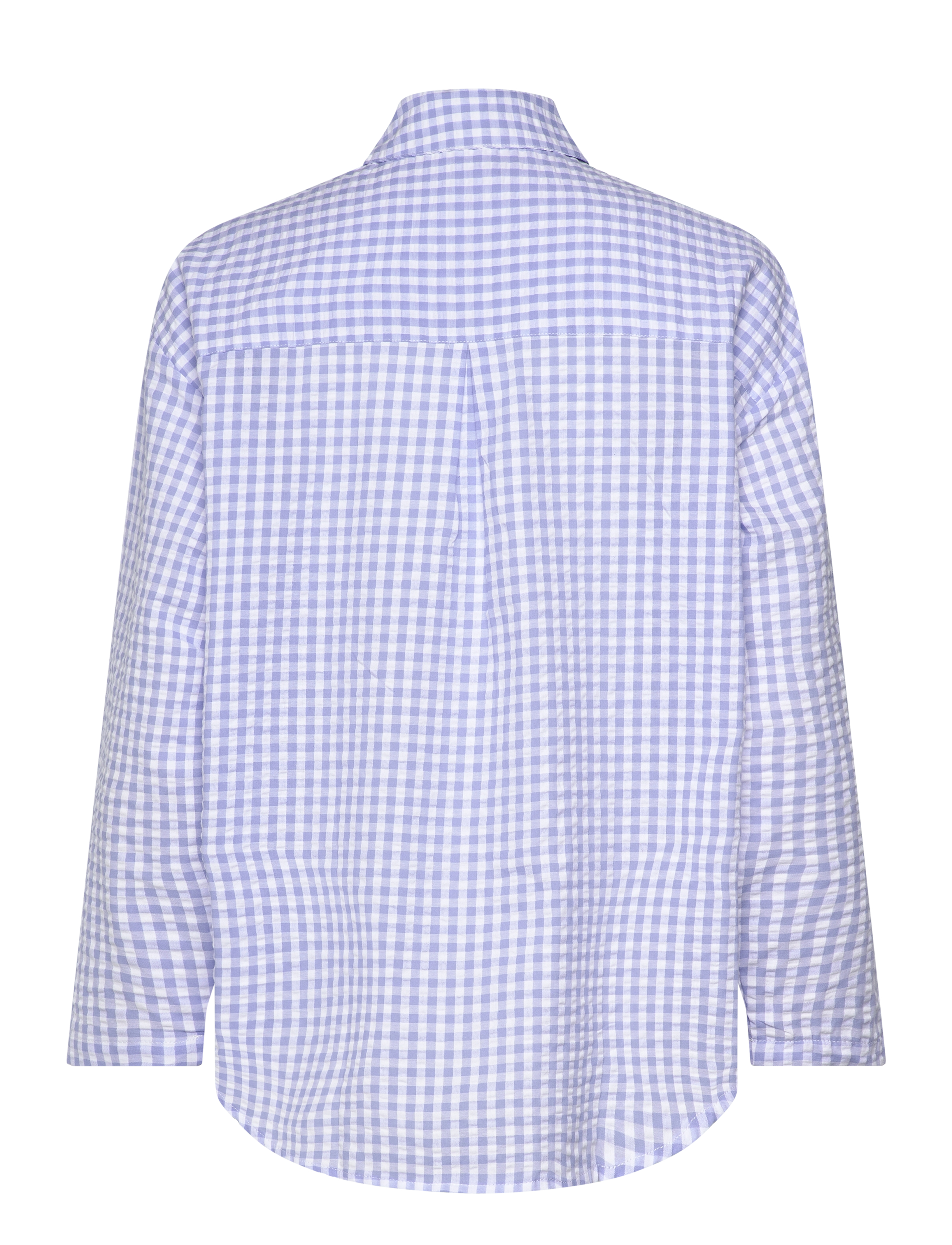 Hunkemöller - JACKET LS SEERSUCKER CHECK - laveste priser - hkm blue - 2