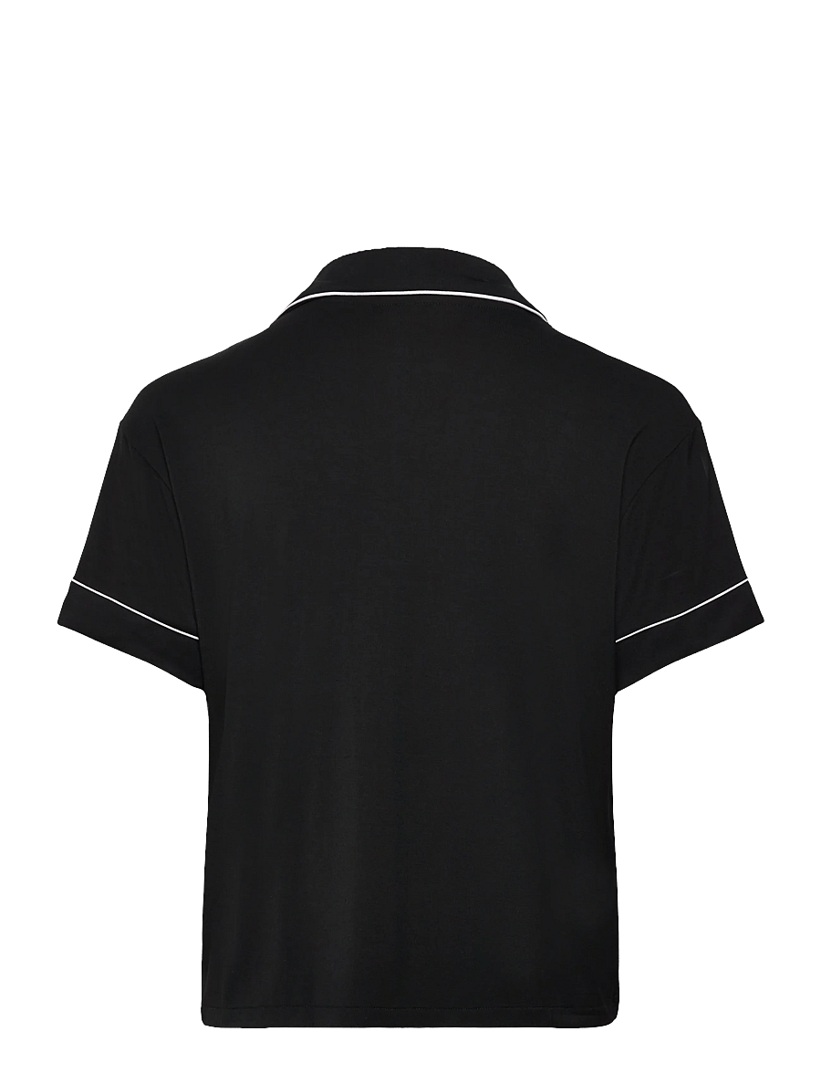 Hunkemöller - Jacket Ss Jersey Essential - yläosat - black - 1