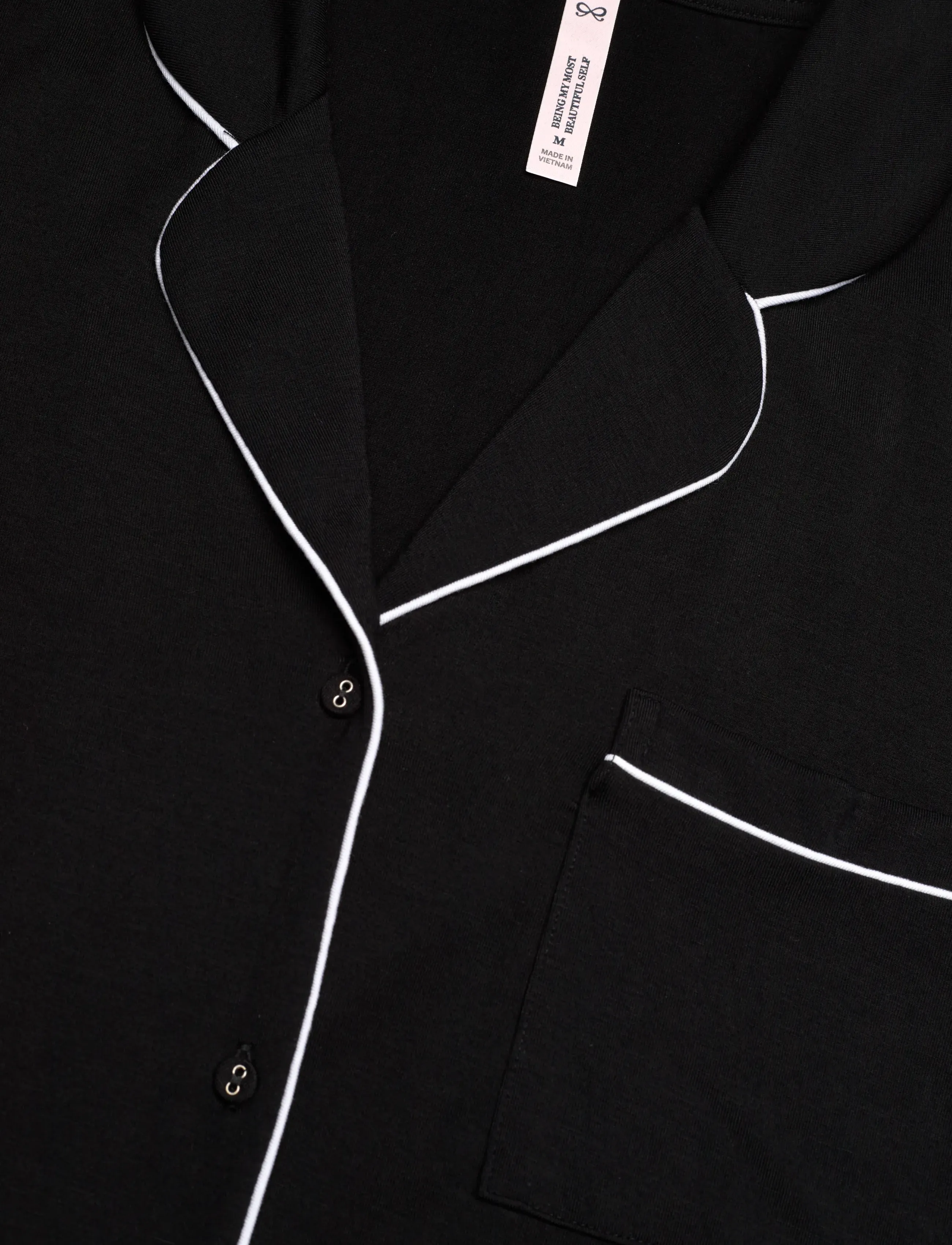 Hunkemöller - Jacket Ss Jersey Essential - laagste prijzen - black - 2