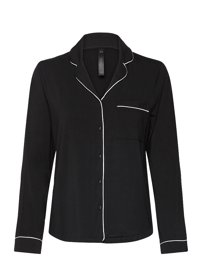 Hunkemöller - JACKET LS JERSEY ESSENTIAL - black - 1