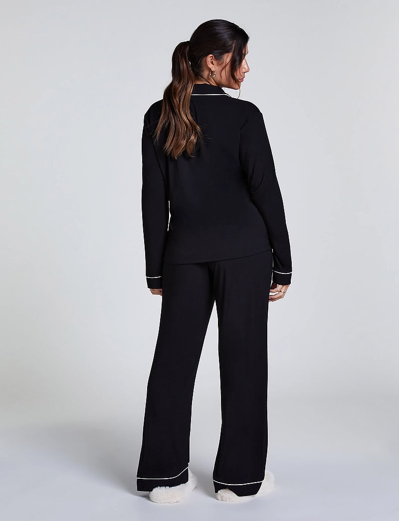 Hunkemöller - JACKET LS JERSEY ESSENTIAL - black - 5