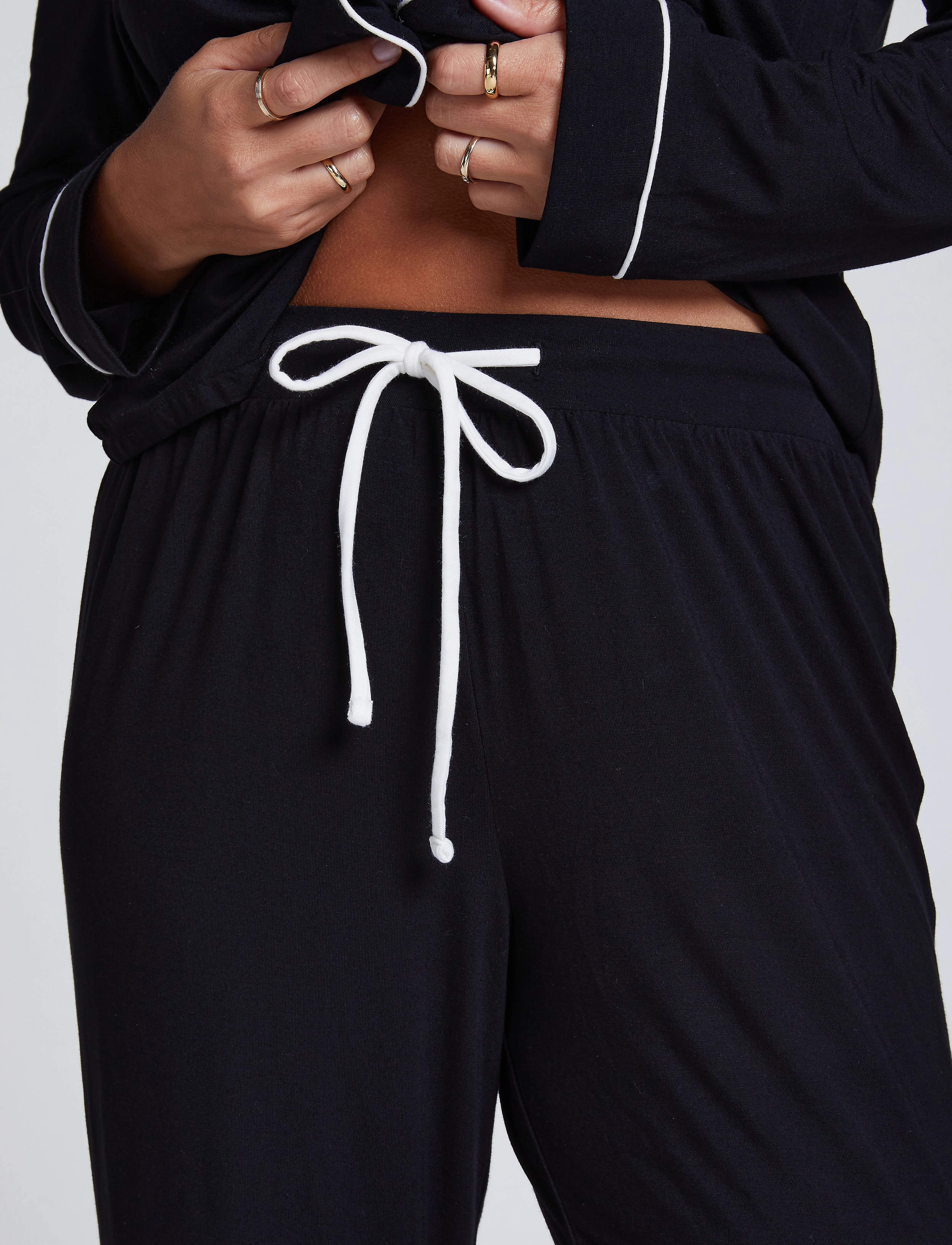 Hunkemöller - PANT JERSEY ESSENTIAL - black - 3