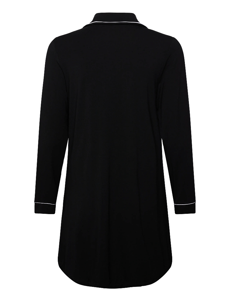 Hunkemöller - SHIRTDRESS LS JERSEY ESSENTIAL - nachthemden - black - 1