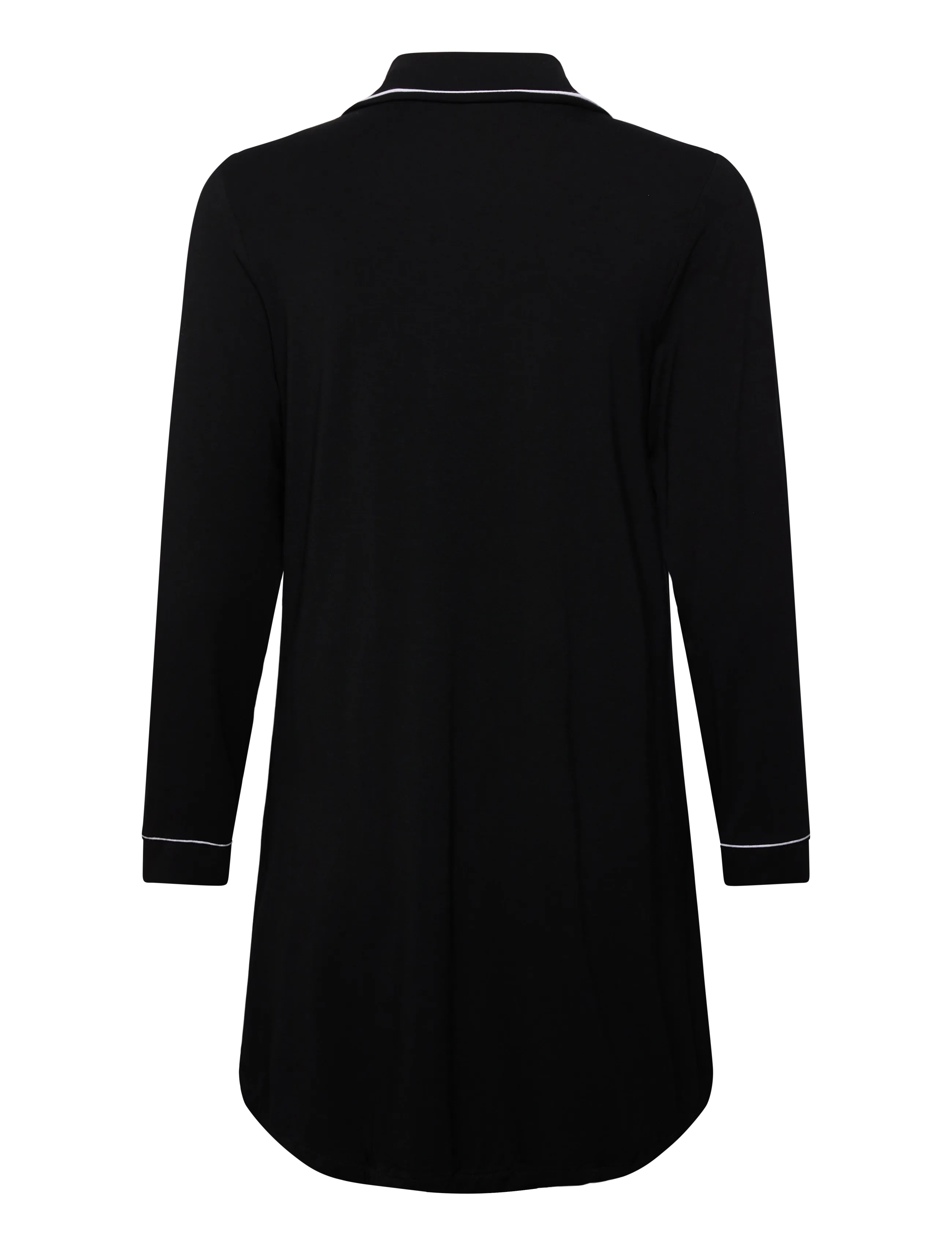 Hunkemöller - Shirtdress Ls Jersey Essenti - black - 1