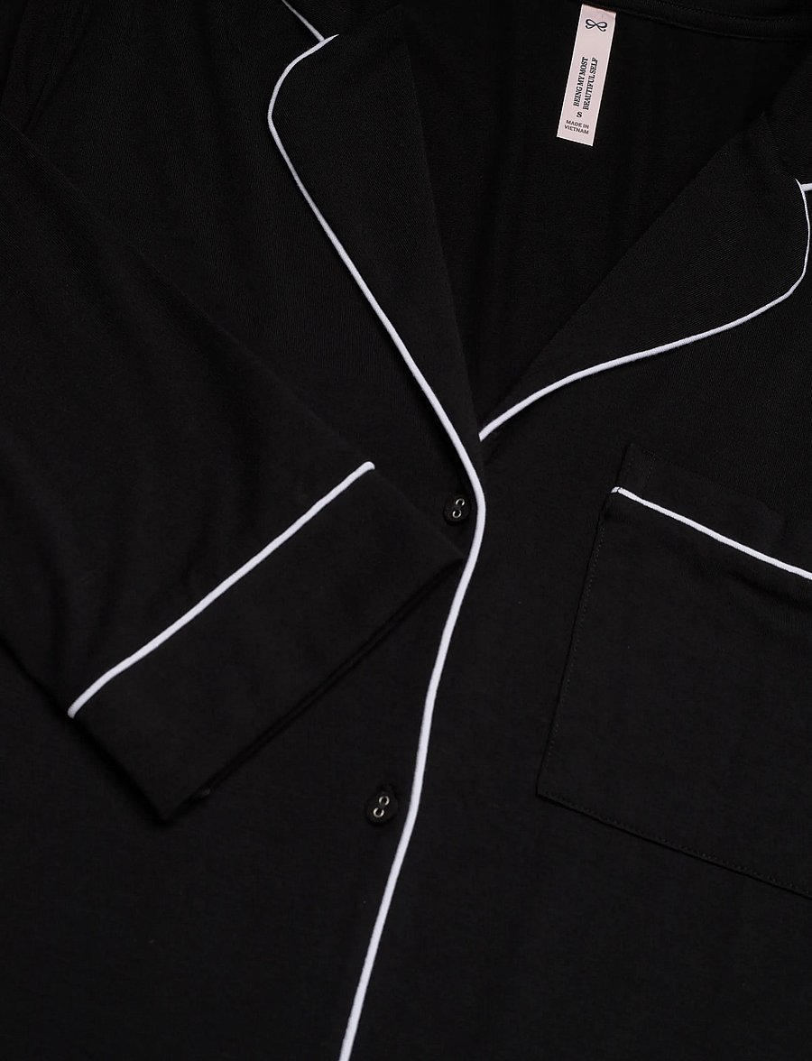 Hunkemöller - Shirtdress Ls Jersey Essenti - black - 2
