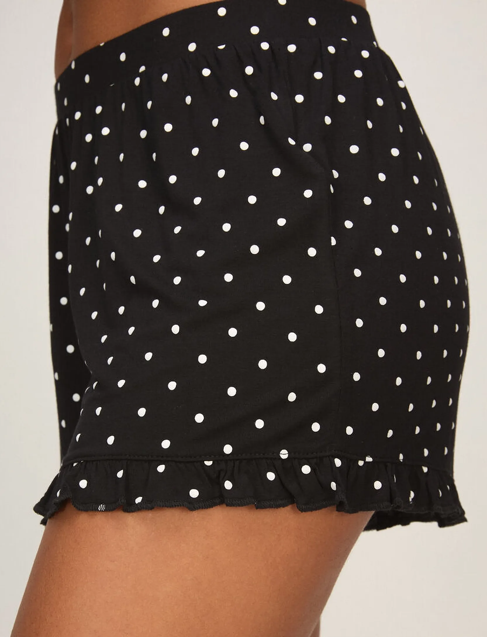 Hunkemöller - PJ SHORT LOOSEFIT DOT - black - 5