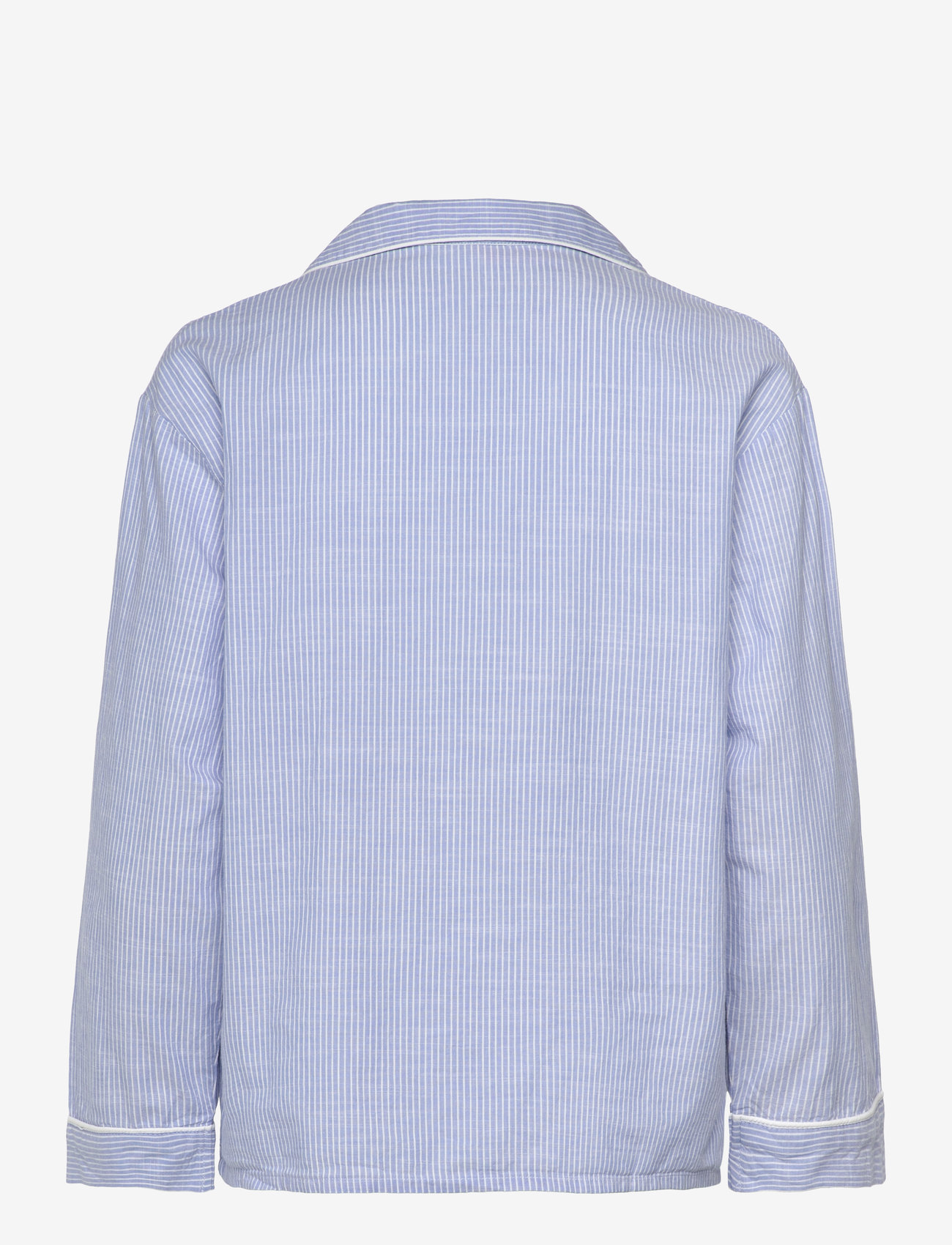 Hunkemöller - JACKET LS COTTON STRIPE - alussärgid - hkm blue - 2