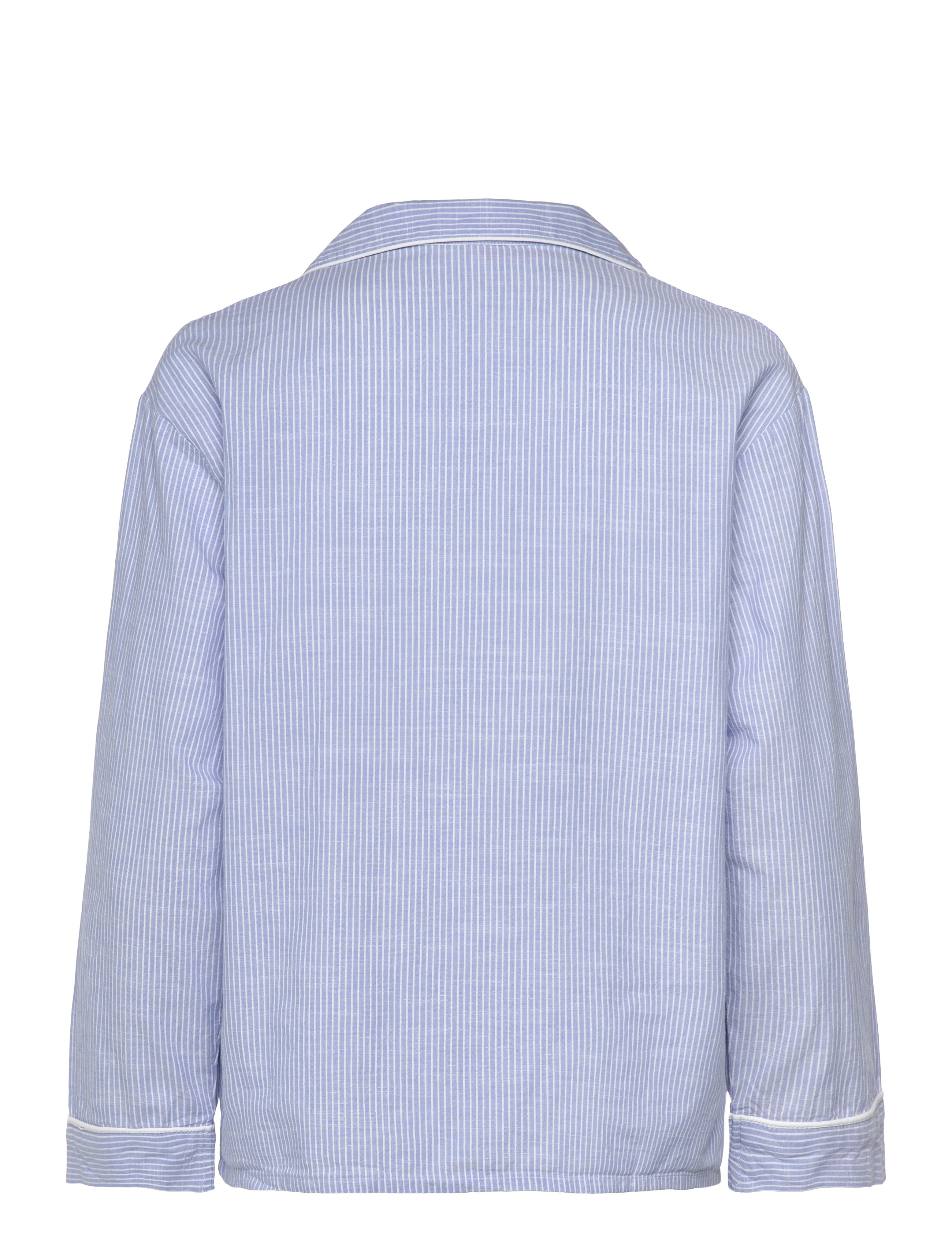 Hunkemöller - JACKET LS COTTON STRIPE - laveste priser - hkm blue - 2